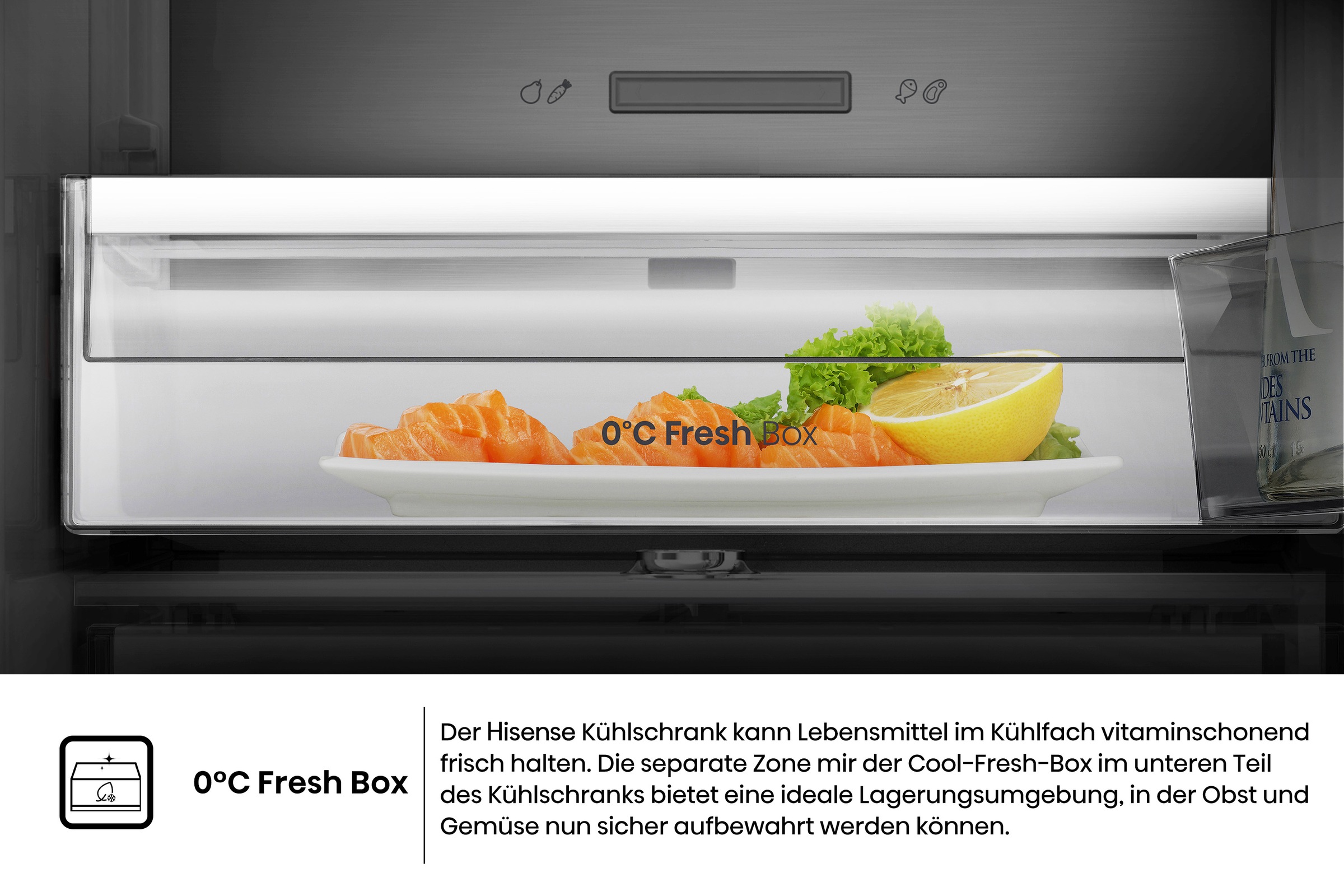 Hisense Kühl-/Gefrierkombination »RB5K330GSFC«, Perfect Kitchenfit