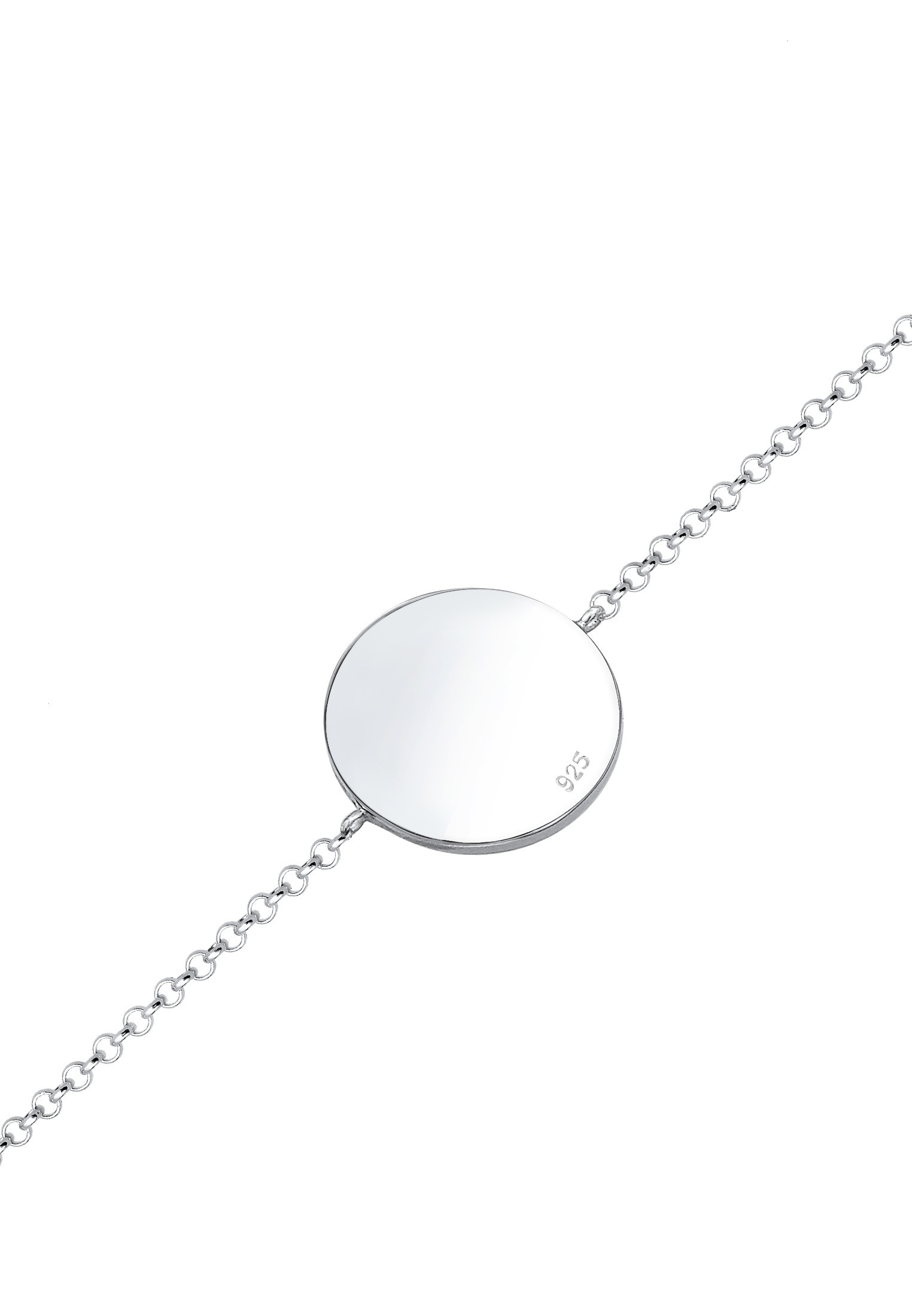 3. Bild von Elli Armband »Karma Wording Plättchen Boho Festival 925 Silber«
