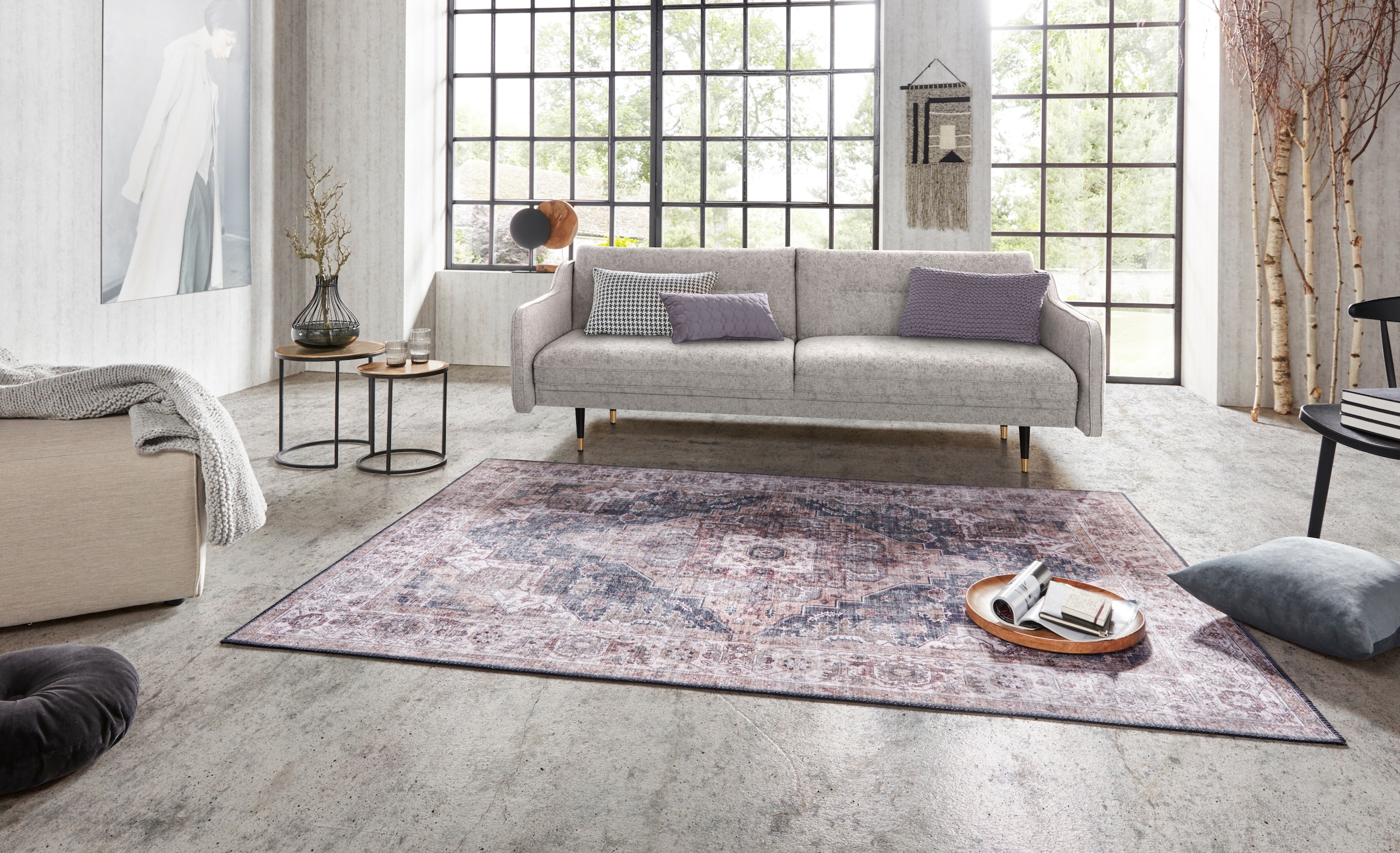HANSE Home Teppich »Sylla«, rechteckig, 5 mm Höhe, Orientalisch, Läufer, Vi günstig online kaufen