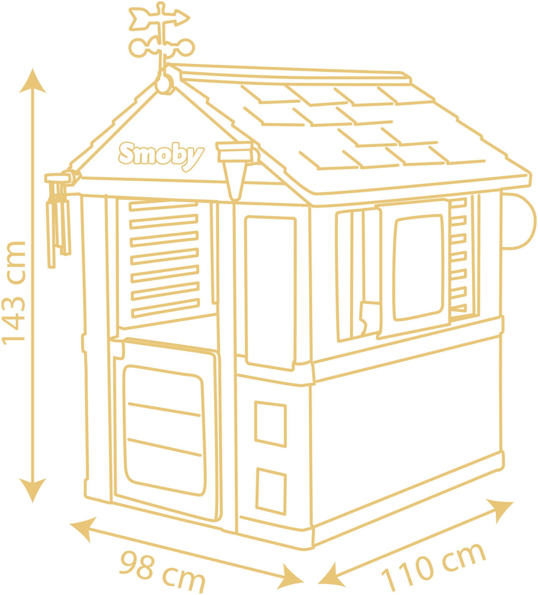 Smoby Spielhaus »4-Seasons«, Made in Europe