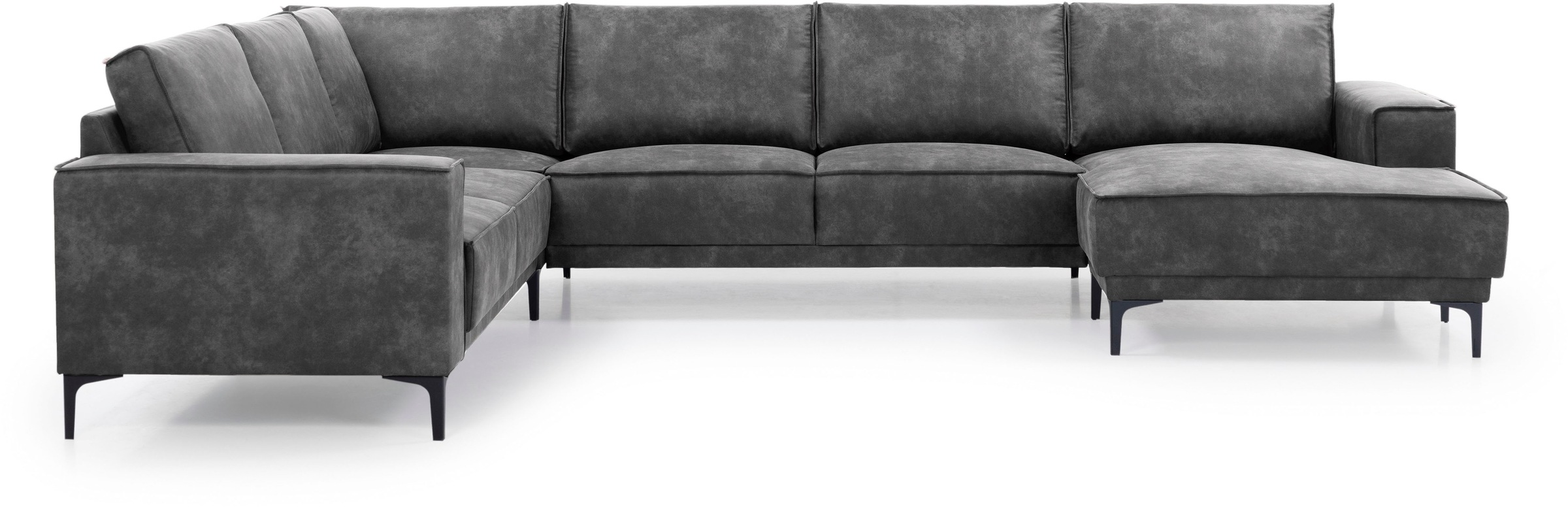 Places of Style Wohnlandschaft »XXL Sofa Oland, Struktur, Flachgewebe, Luxu günstig online kaufen