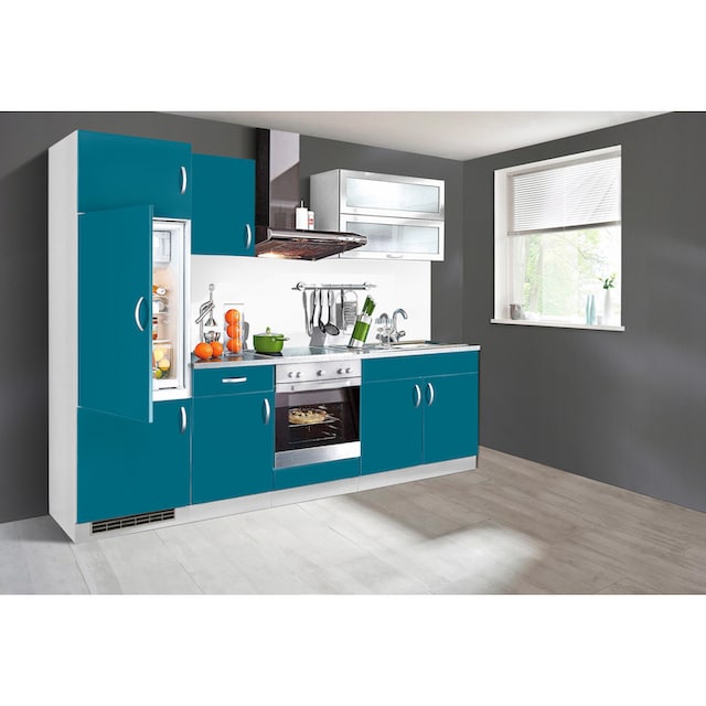 wiho Küchen Küchenzeile »Amrum«, mit E-Geräten, Breite 270 cm online kaufen