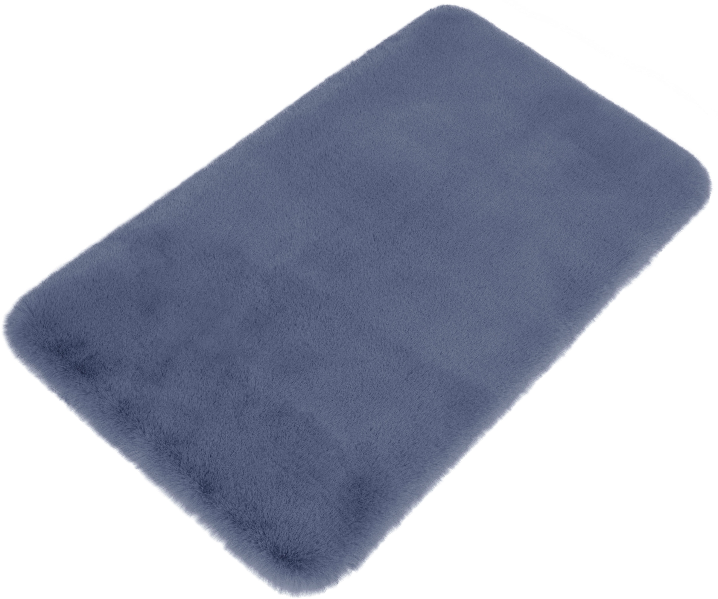 my home Badematte »Rabbit Badematten, Badvorleger, Badezimmer Teppich«, rutschhemmend beschichtet, strapazierfähig-fußbodenheizungsgeeignet-schnell trocknend, Kaninchenfell-Haptik, Badteppich, rechteckig, rund & als 3-tlg. Set