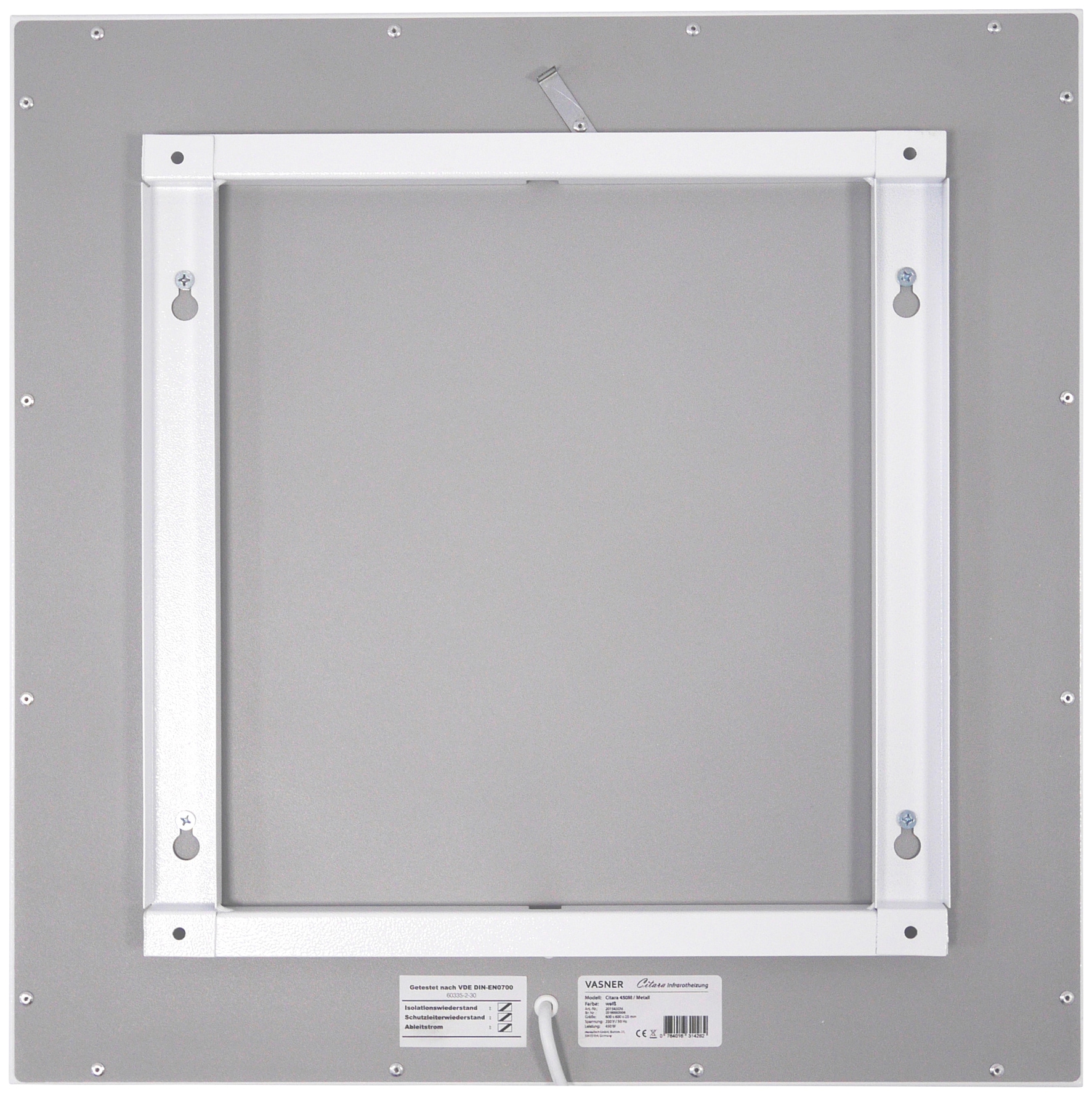 Vasner Infrarotheizung »Citara M 450«, 450 W, Wand- / Deckenmontage