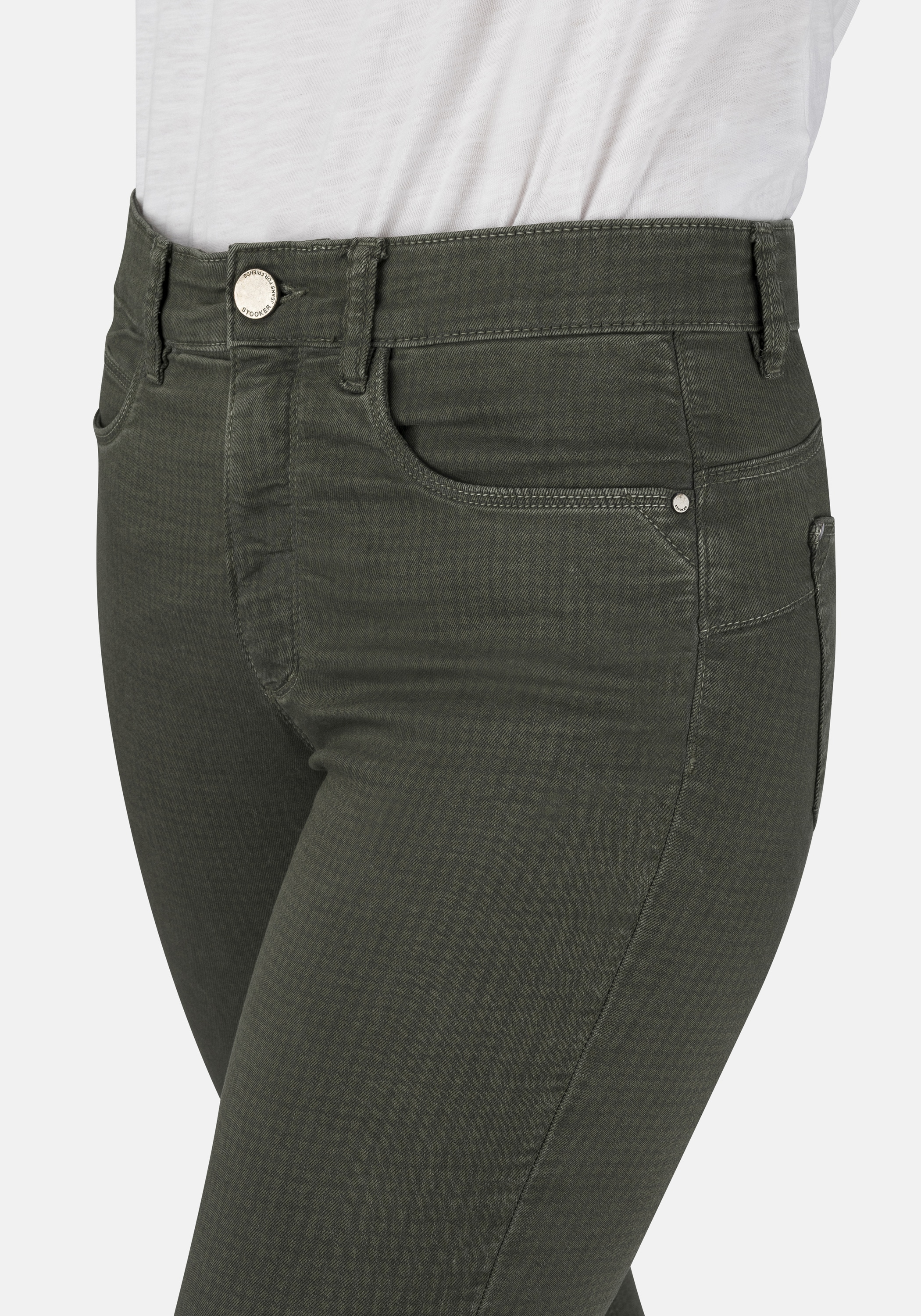 STOOKER WOMEN 5-Pocket-Jeans »Milano Print Magic Shape Fit«, Casual Clean Wash Denim Jeans Magic Shape Effekt für Damen
