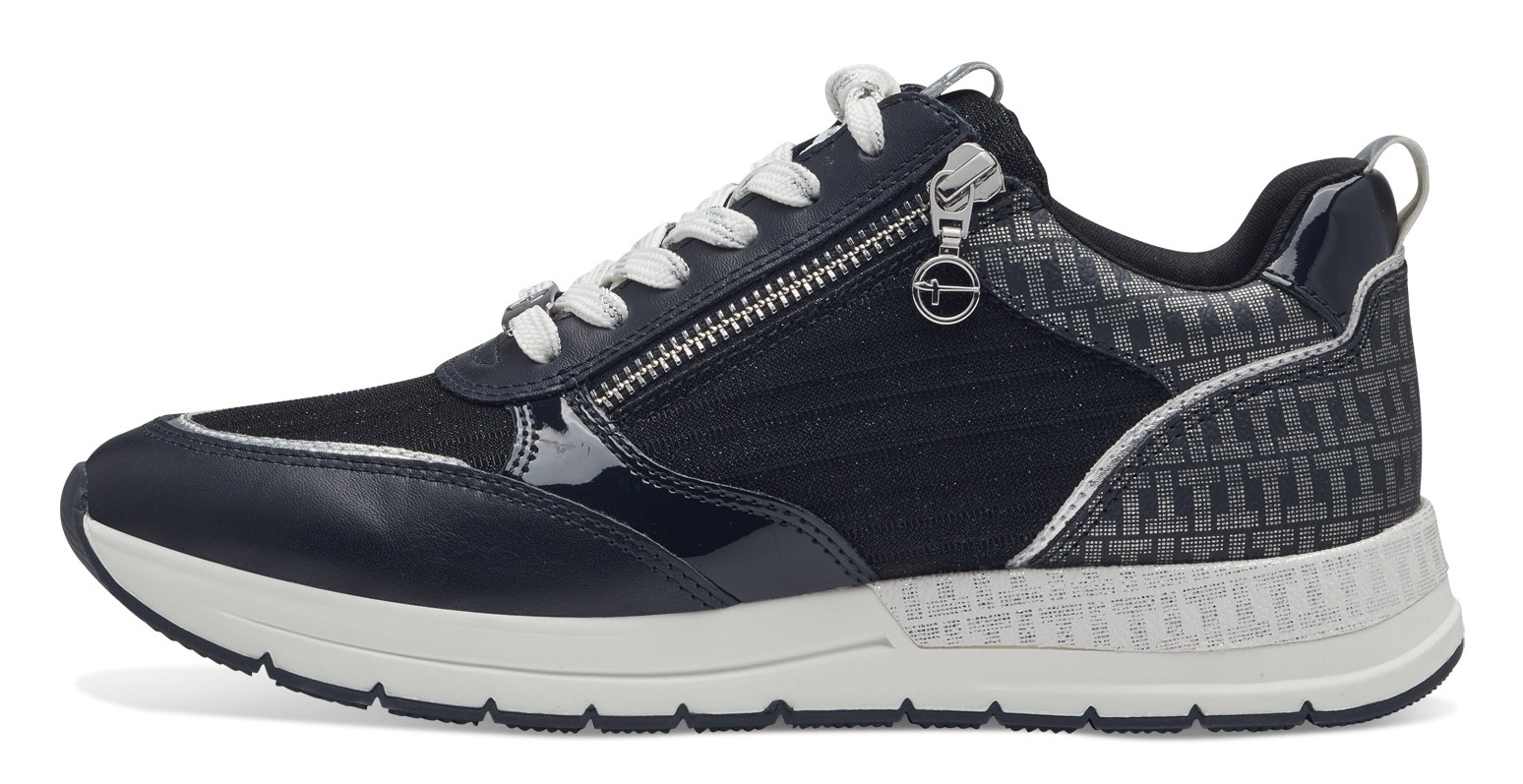 Tamaris Keilsneaker, Freizeitschuh, Halbschuh, Schnürschuh in schmaler Form
