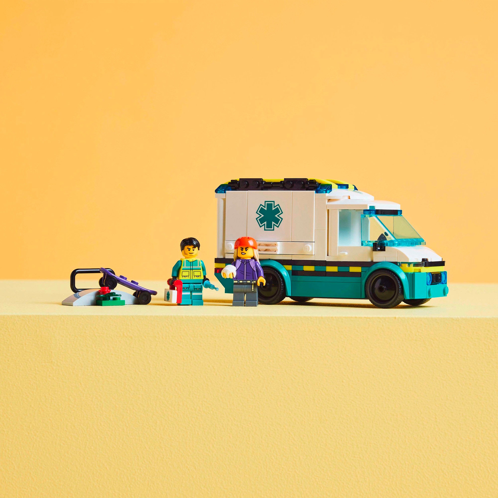 LEGO® Konstruktionsspielsteine »Rettungswagen (60451), LEGO City«, (184 St.), Made in Europe