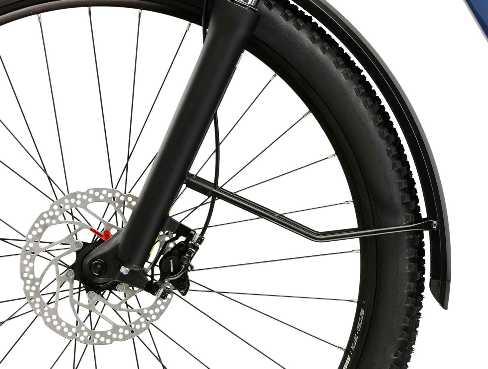 Kross »Influx Hybrid SUV 2.0 16,7Ah / 600 Wh 29 Zoll blau 9 Gänge 2026« 9 Gang Shimano CUES U4000 Schaltwerk Kettenschaltung Mittelmotor 250 W BOSCH PERFORMANCE LINE PX Mittelmotor