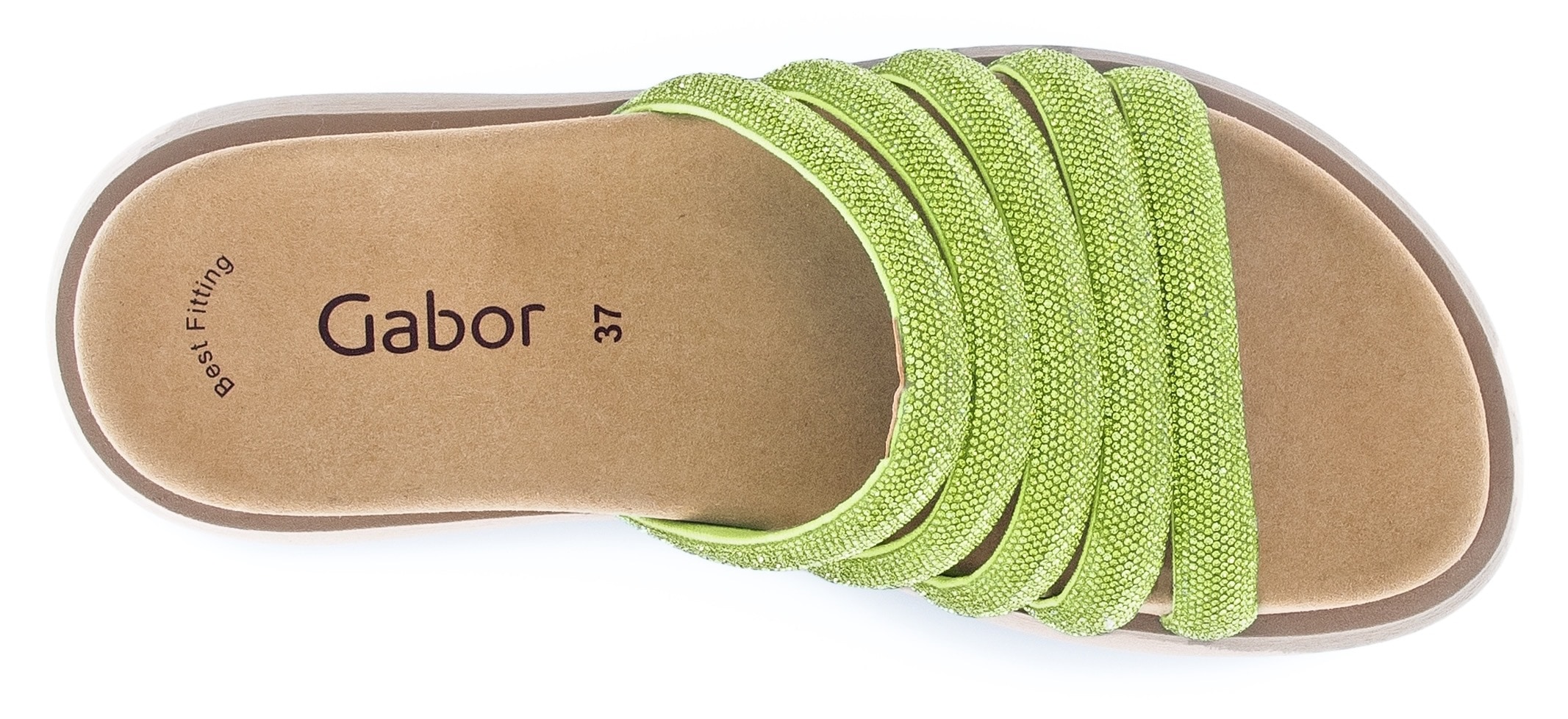 Gabor Pantolette, Plateau, Sommerschuh, Schlappen mit Best Fitting-Ausstattung