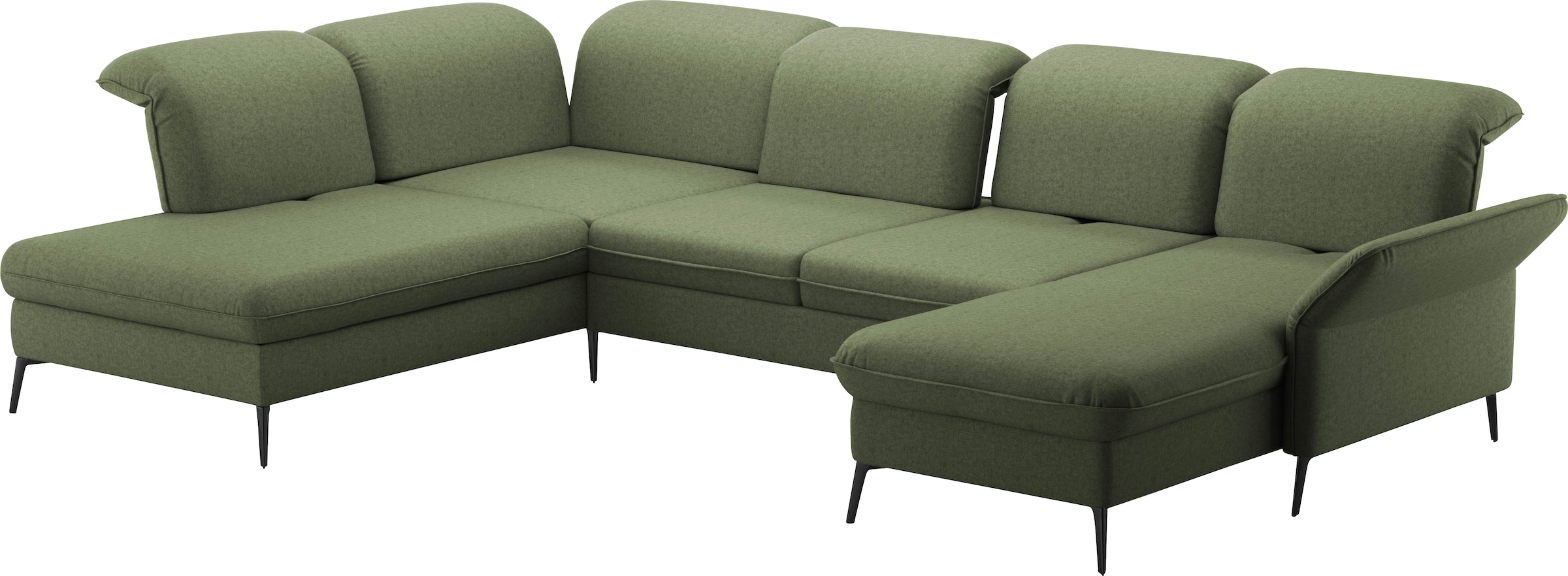 sit&more Wohnlandschaft »Emely«, mit Sitztiefenverstellung optional mit Bettfunktion und Bettkasten