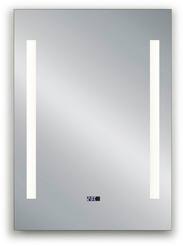 MIRRORS AND MORE LED-Lichtspiegel »Ilonka« LED-Beleuchtung, integrierte Zei günstig online kaufen