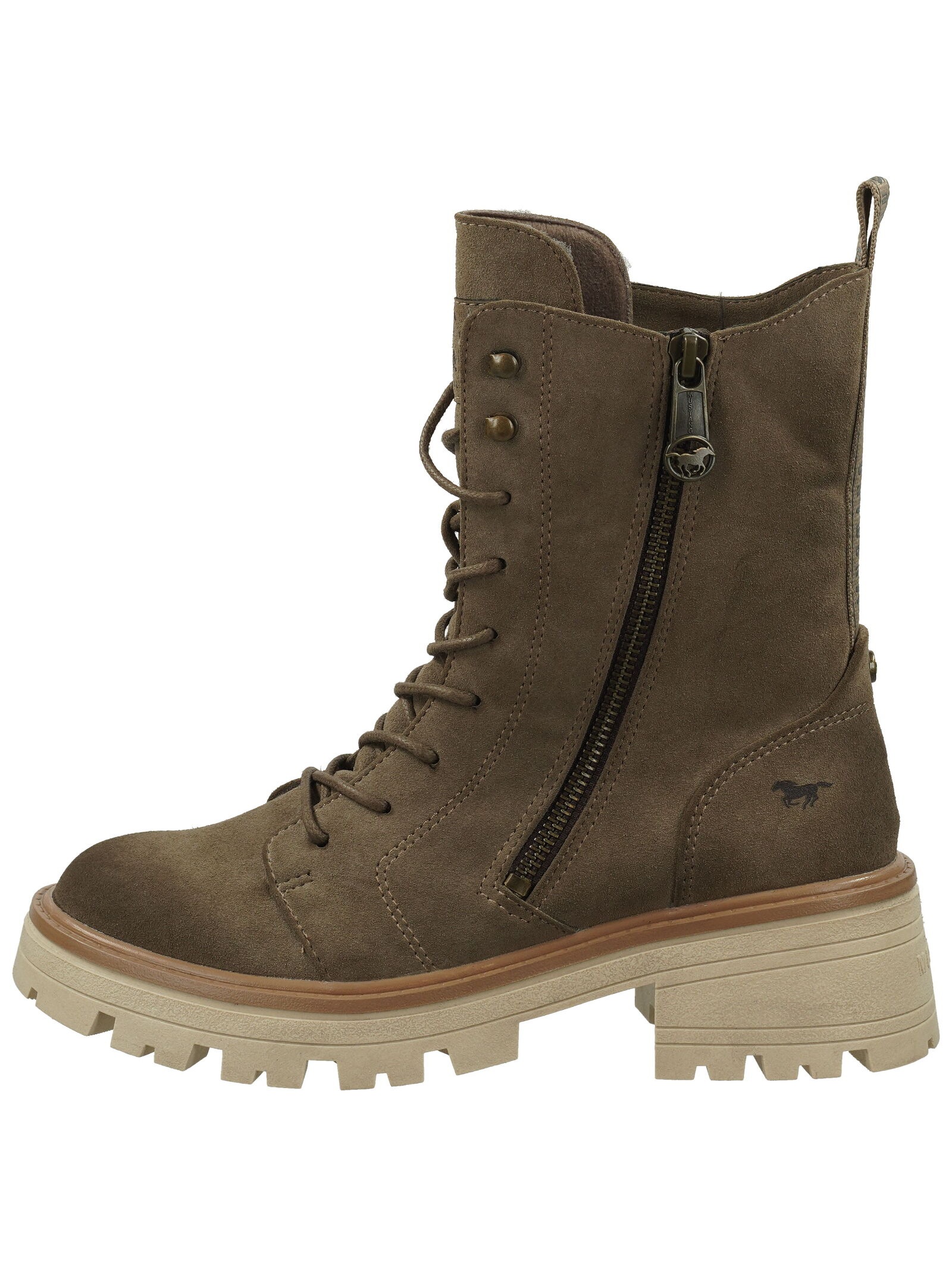 Mustang Shoes Schnürstiefelette »Mustang Shoes Stiefelette Lederimitat«