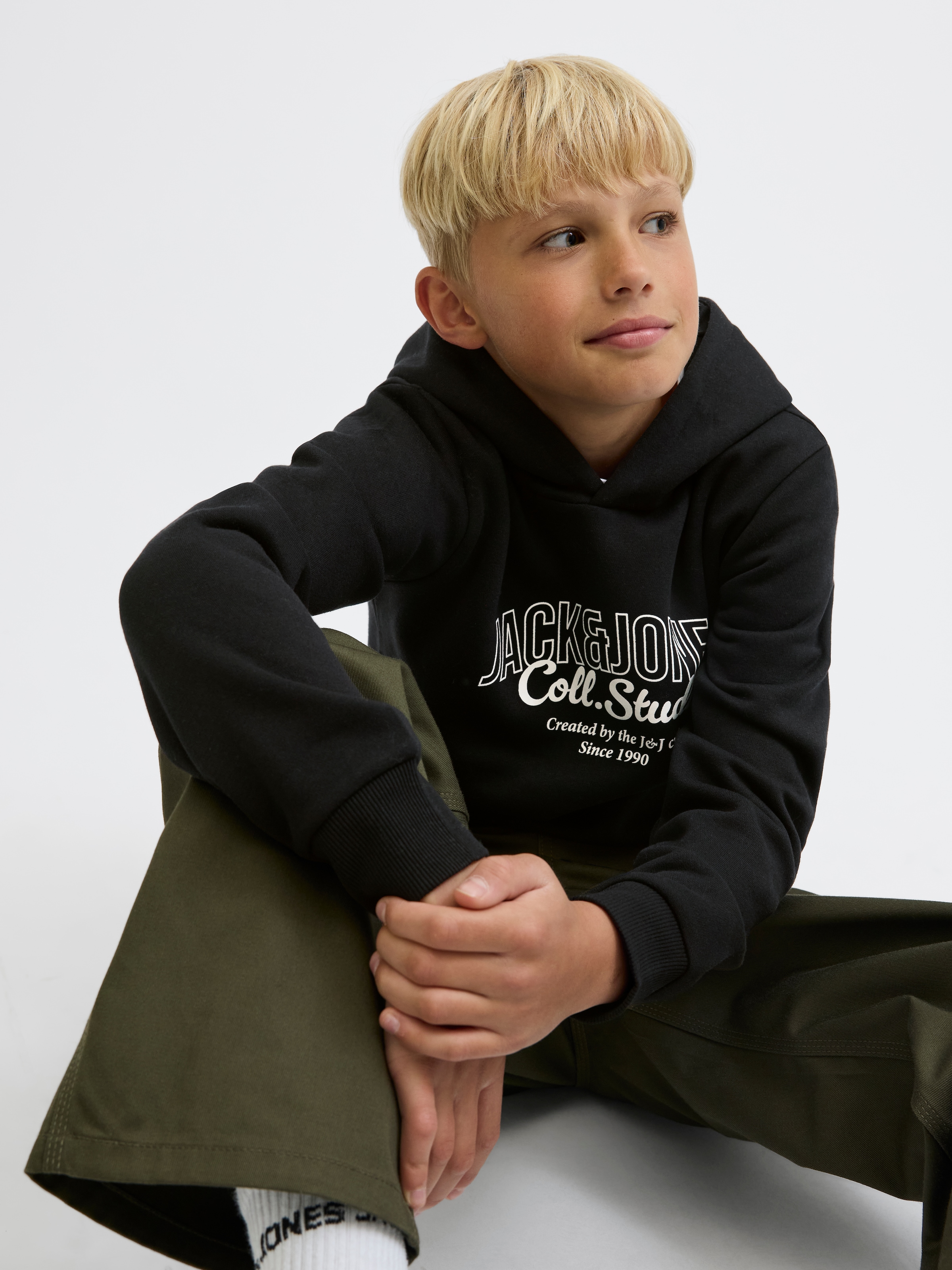 Jack & Jones Junior Kapuzensweatshirt »JJMAKOTO SWEAT HOOD JNR«