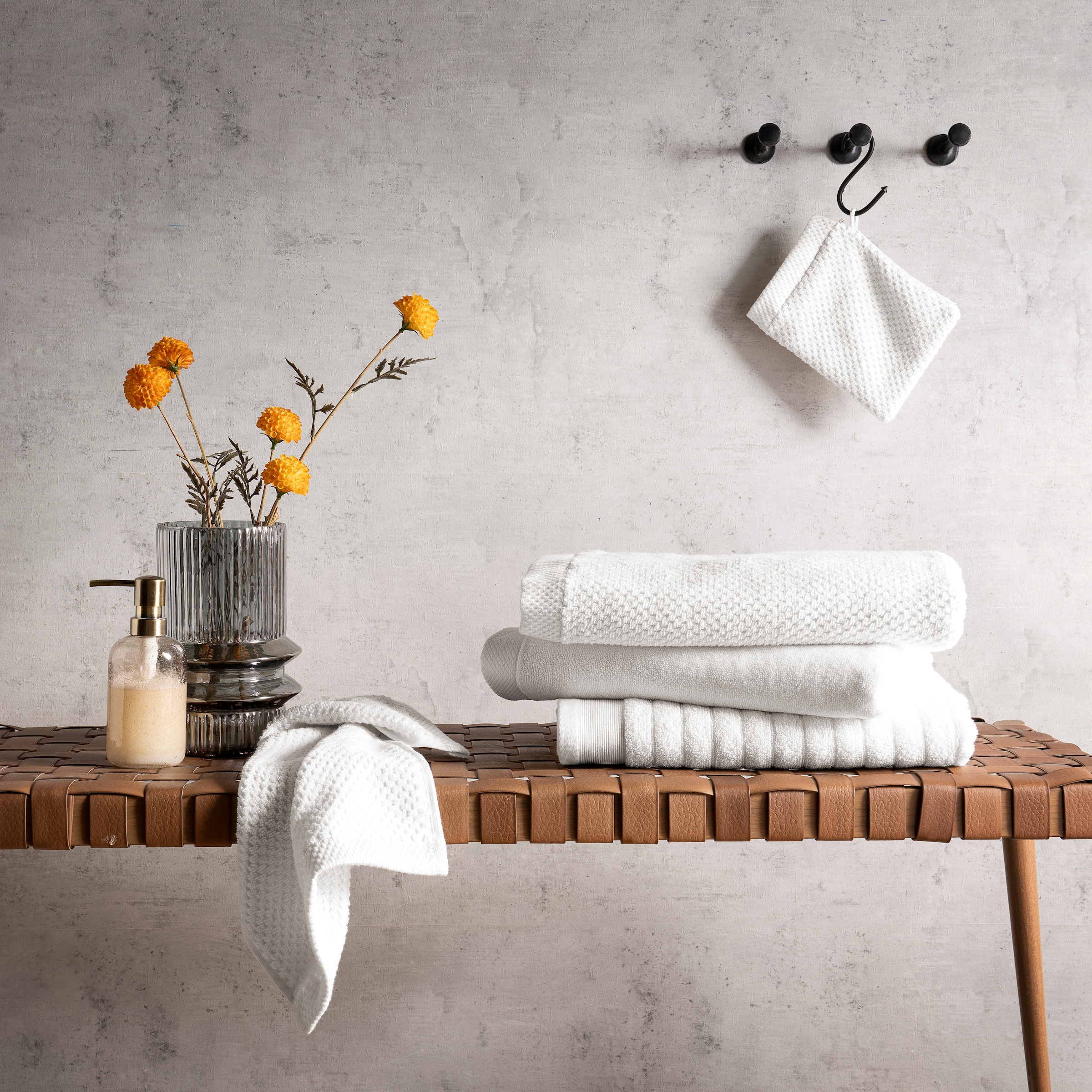 Heckett & Lane Gästehandtücher »Heckettlane Gästentuch Grant« Gästentücherset aus hochwertige Baumwolle, 650gr/m²