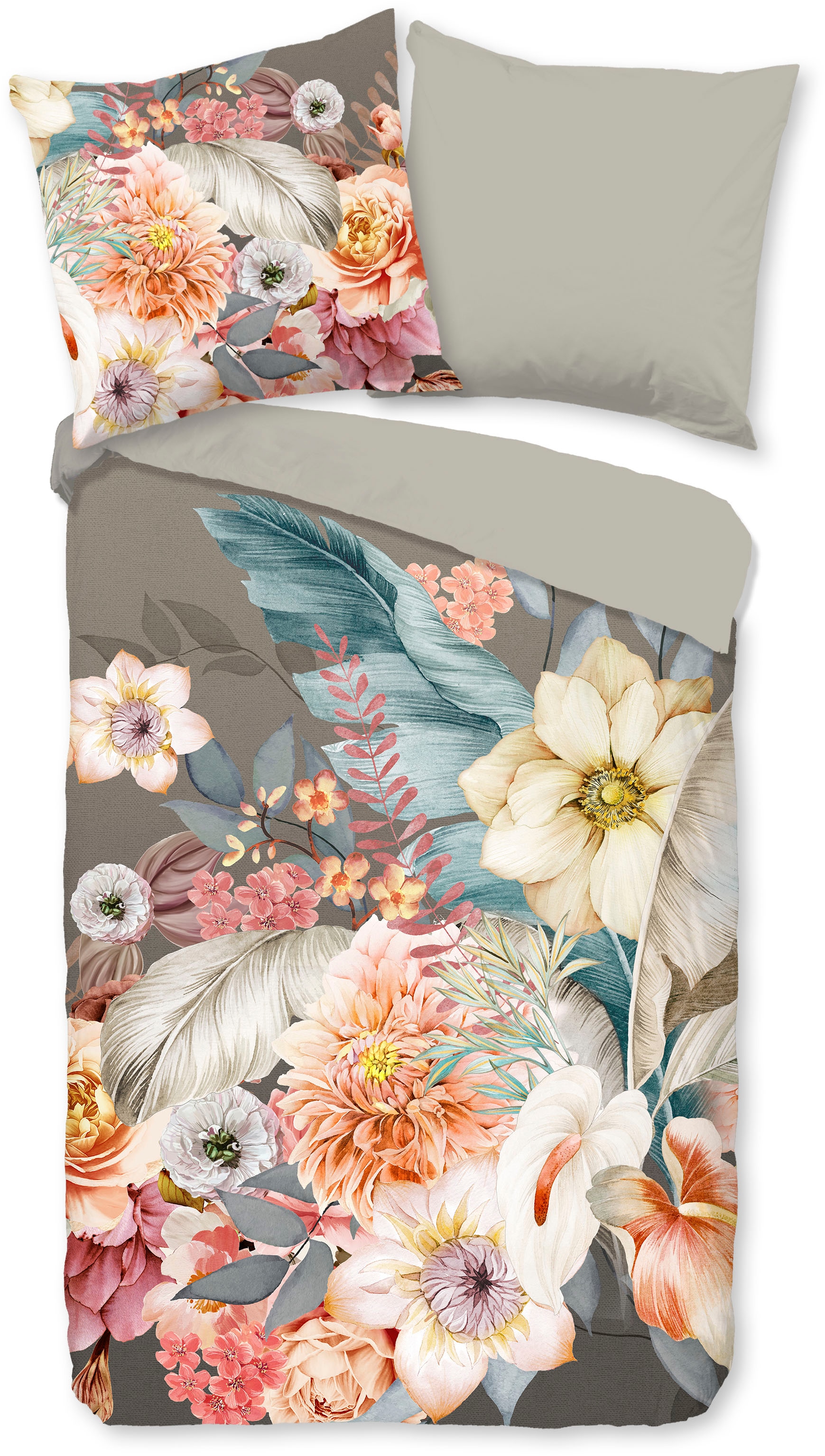 good morning Wendebettwäsche »Rhode« 2 Stk. tlg. Flanell, Biber, Winter, Wa günstig online kaufen