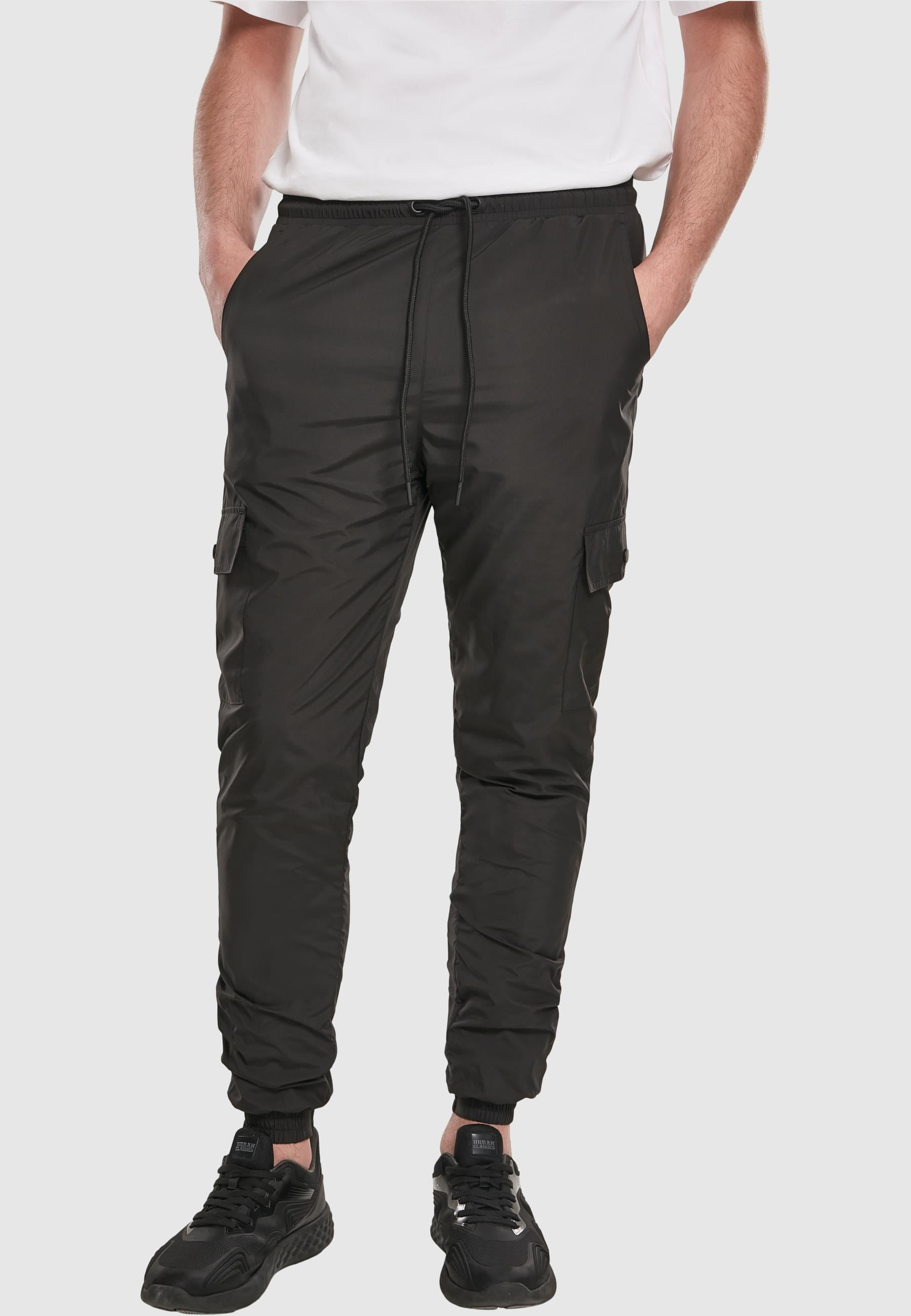 URBAN CLASSICS Stoffhose »Urban Classics Herren Cargo Nylon Track Pants«