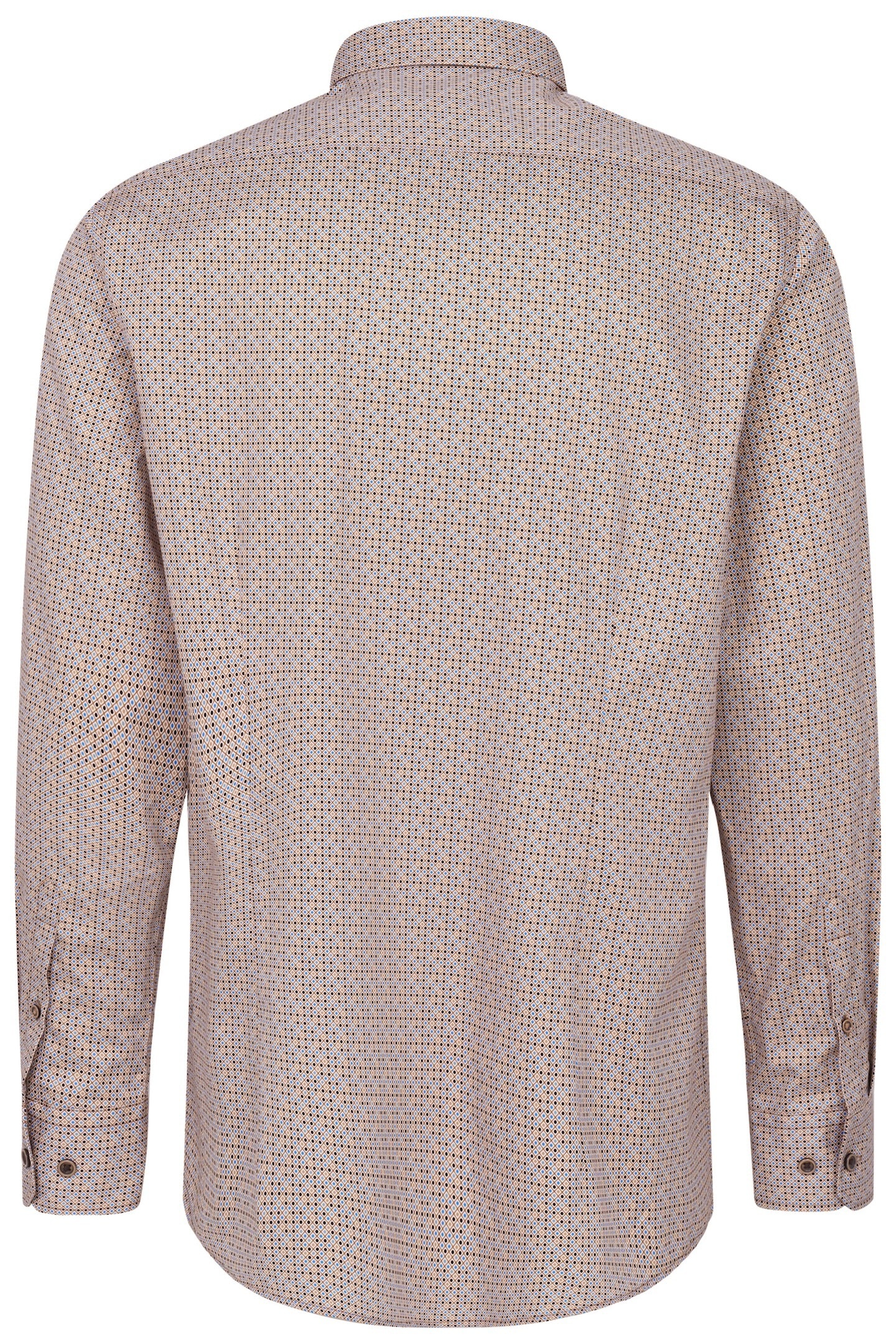 bugatti Langarmhemd, mit Under-Button-Down