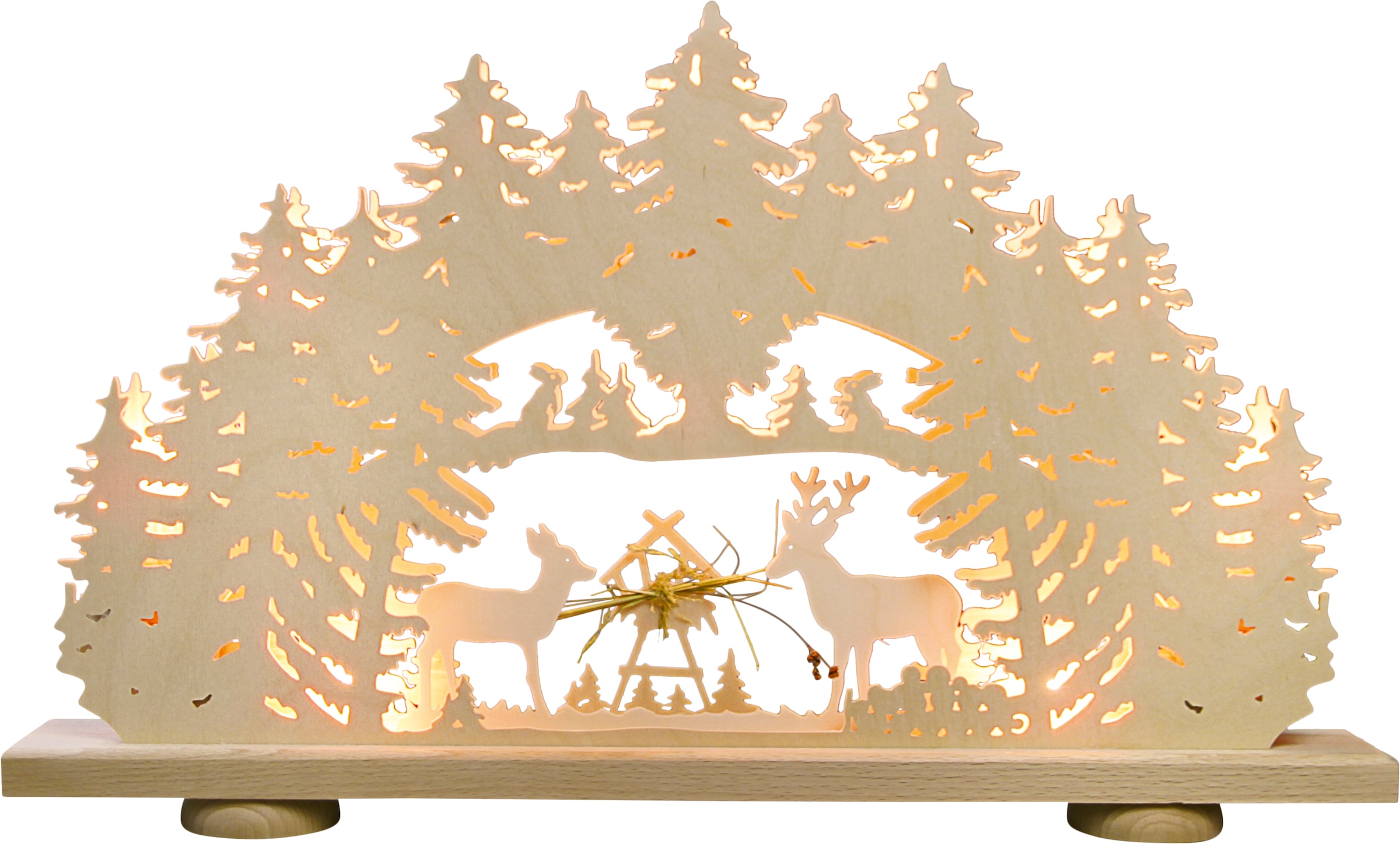 Schwibbogen »Bescherung, 10-flammig Weigla Weihnachtsdeko«, bestellen LED