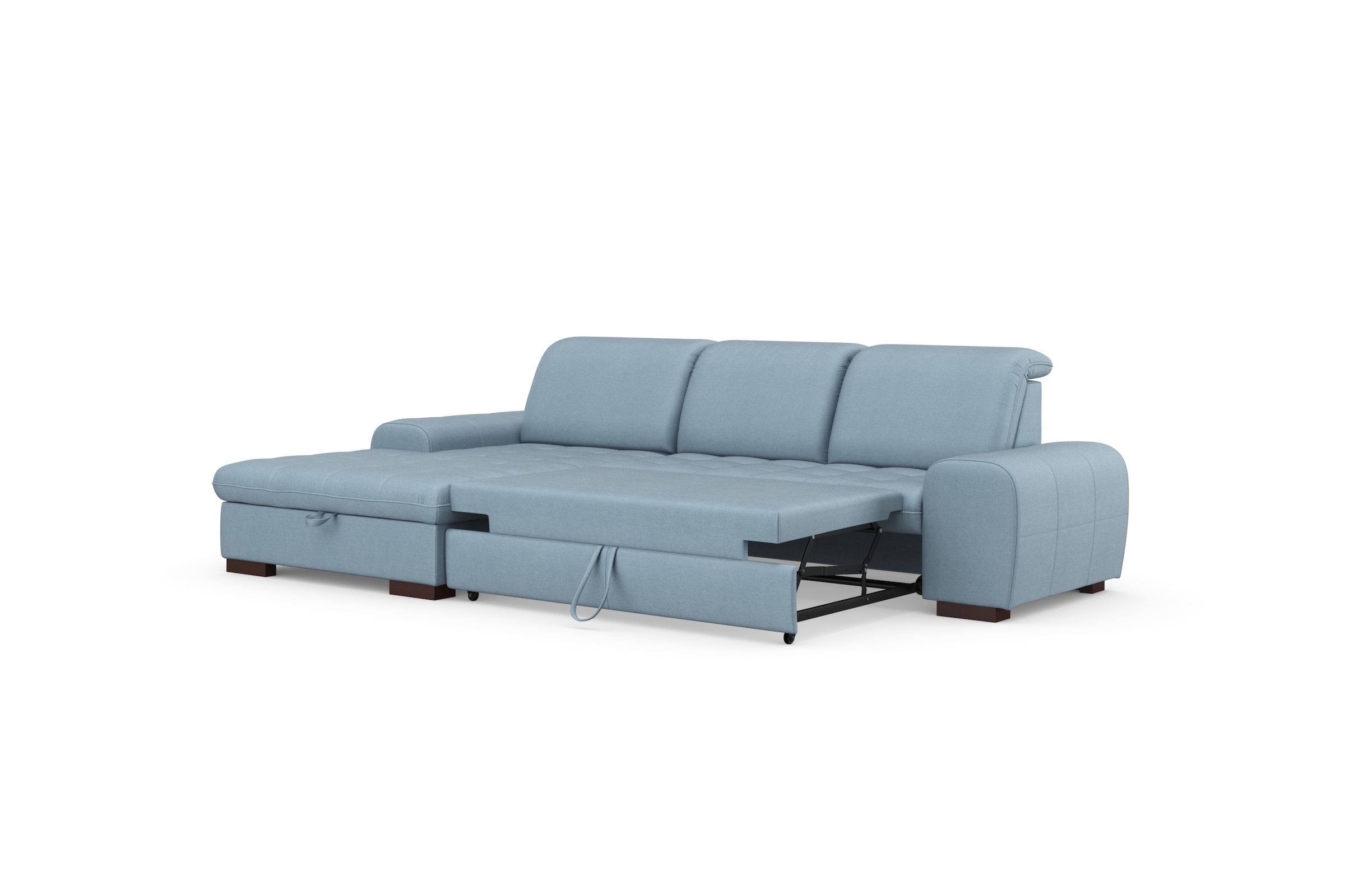 sit&more Ecksofa »Luxor L-Form«, wahlweise mit Bettfunktion, Bettkasten und Kopfteilverstellung