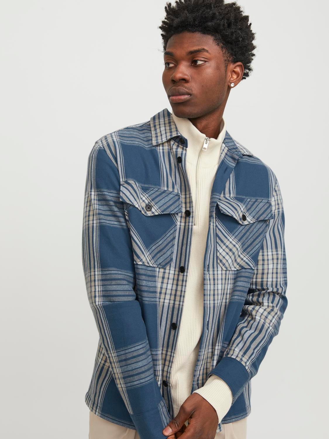 Jack & Jones Langarmhemd »JPRCCROY SPRING CHECK OVERSHIRT L/S SN«