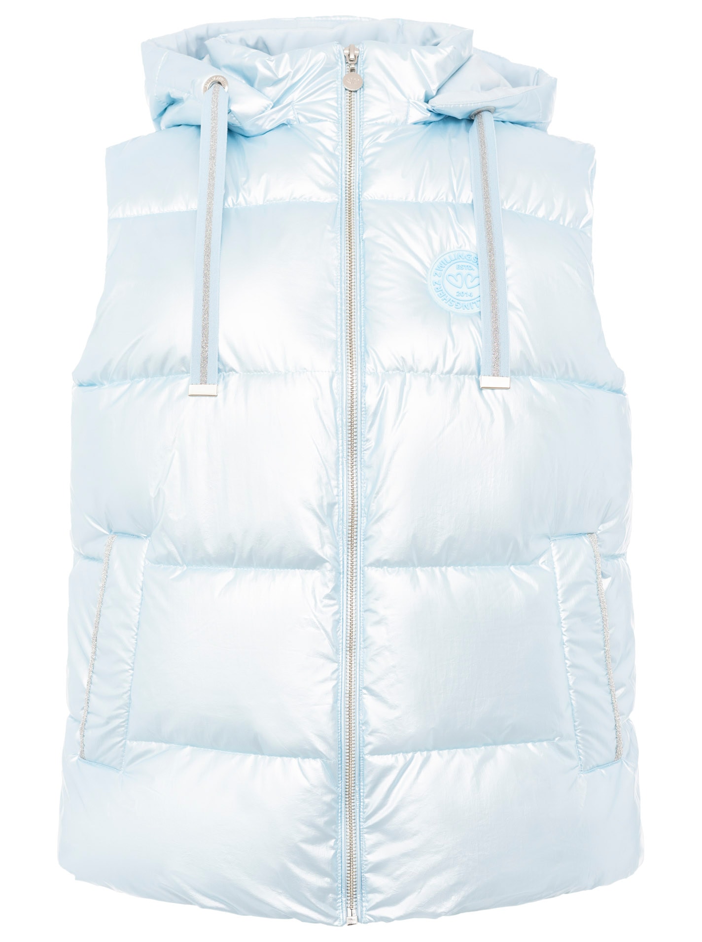 Zwillingsherz Steppweste »"Zwillingsherz"« Frontreißverschluß, Kapuze, seitlichen Taschen