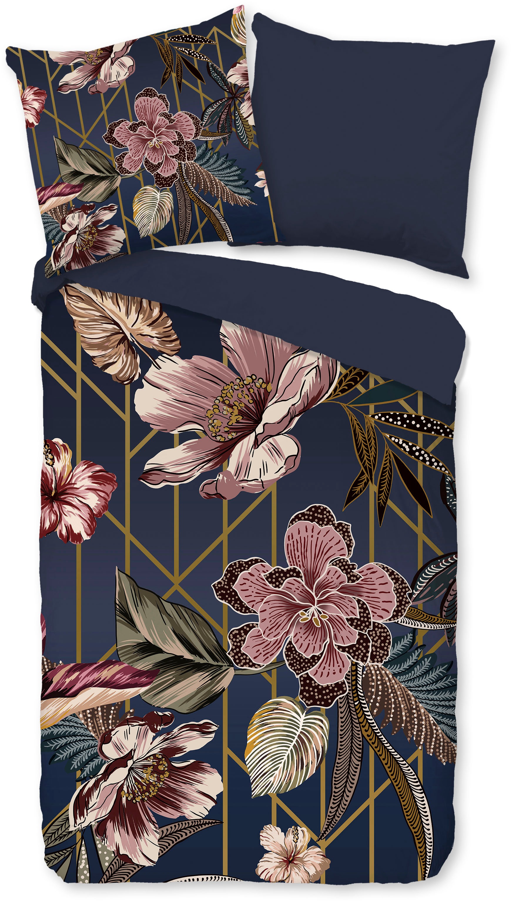 PURE luxury collection Wendebettwäsche »Jos«, Mikrofaser, Pflegeleicht, Rei günstig online kaufen