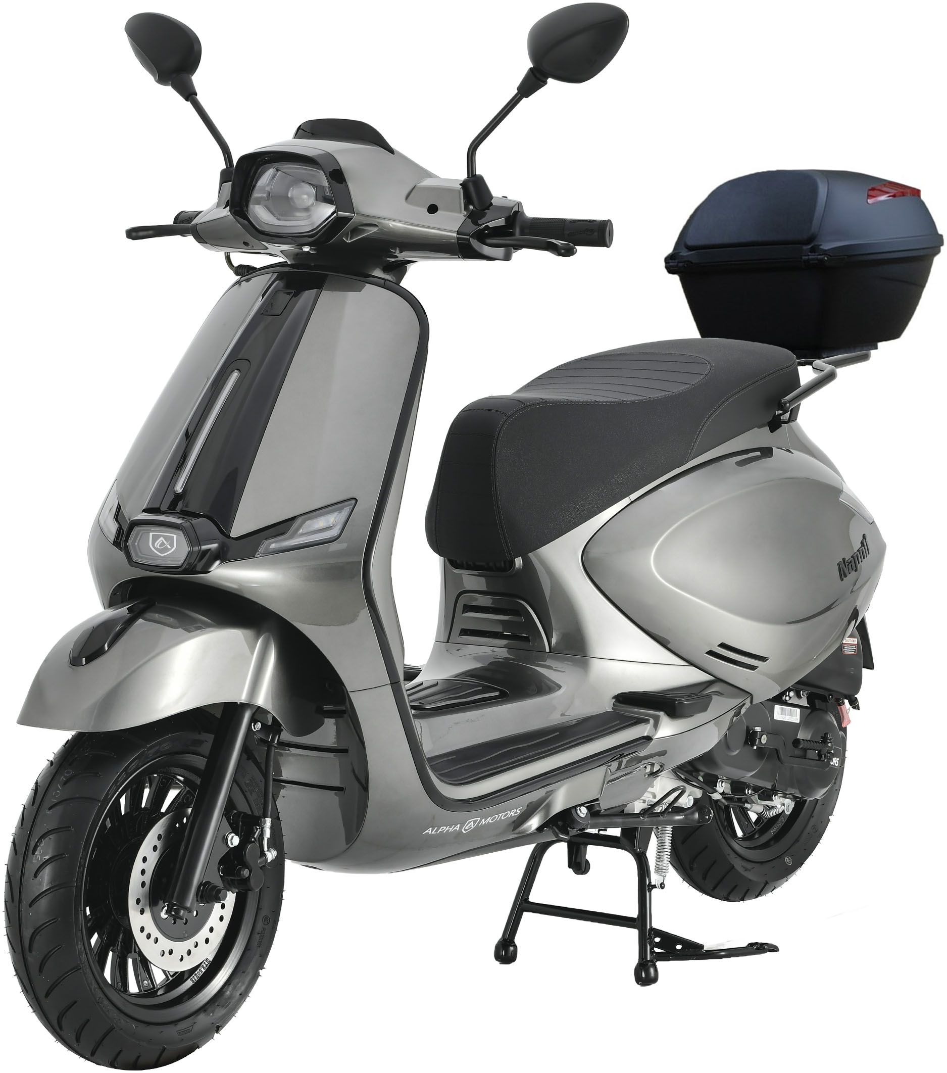 Alpha Motors Motorroller »Napoli 50 ccm 45 km/h EURO 5 (mit/ohne Topcase)«, 50 cm³, 45 km/h, Euro 5, 3,26 PS