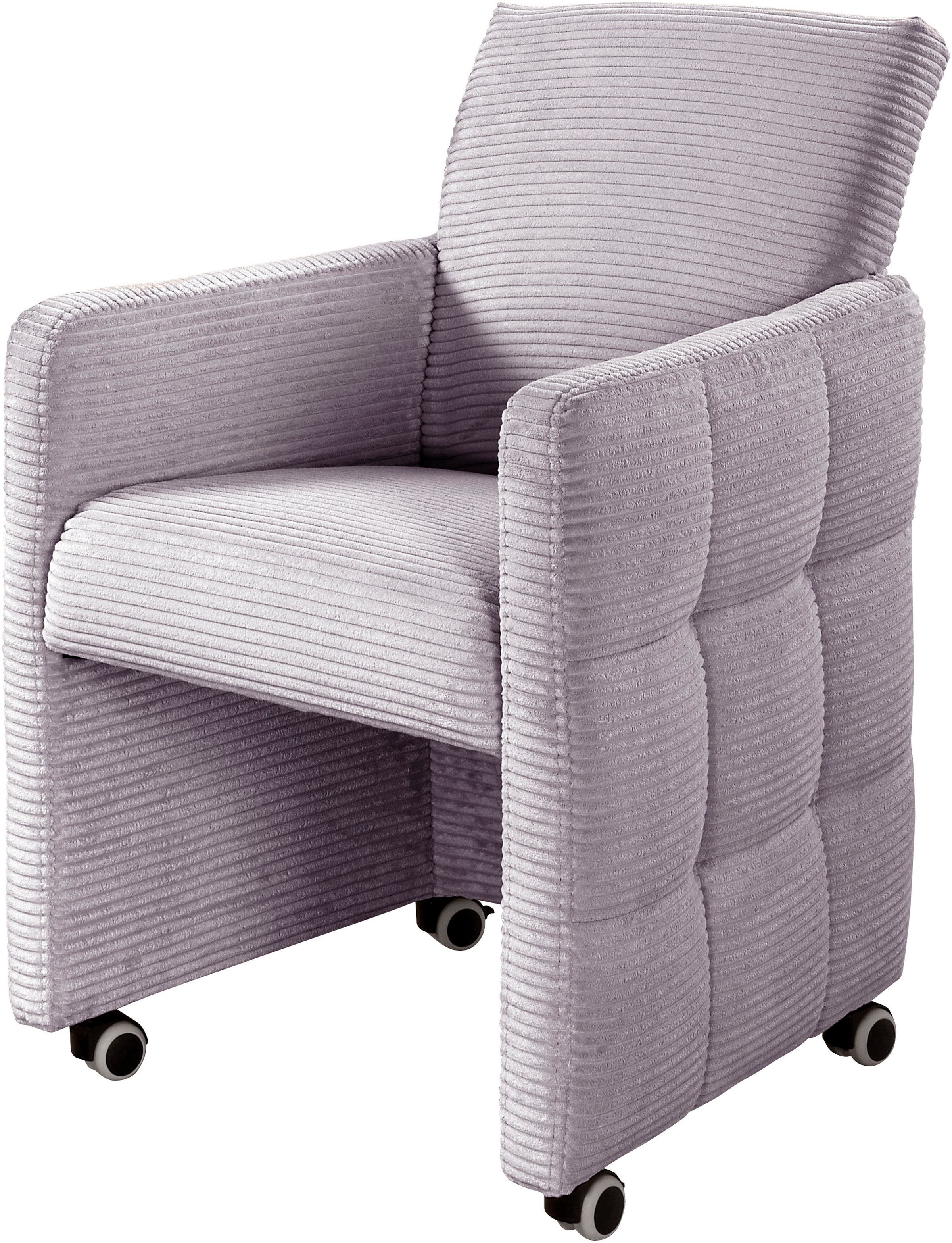 exxpo - sofa fashion Esszimmersessel »Barista, Loungesessel auf Rollen mit günstig online kaufen