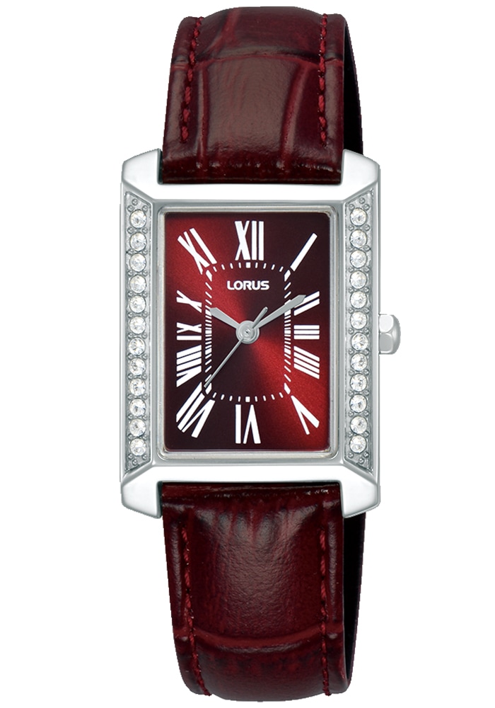 LORUS Quarzuhr »Classic Quarz« Armbanduhr, Damenuhr, Lederarmband, analog