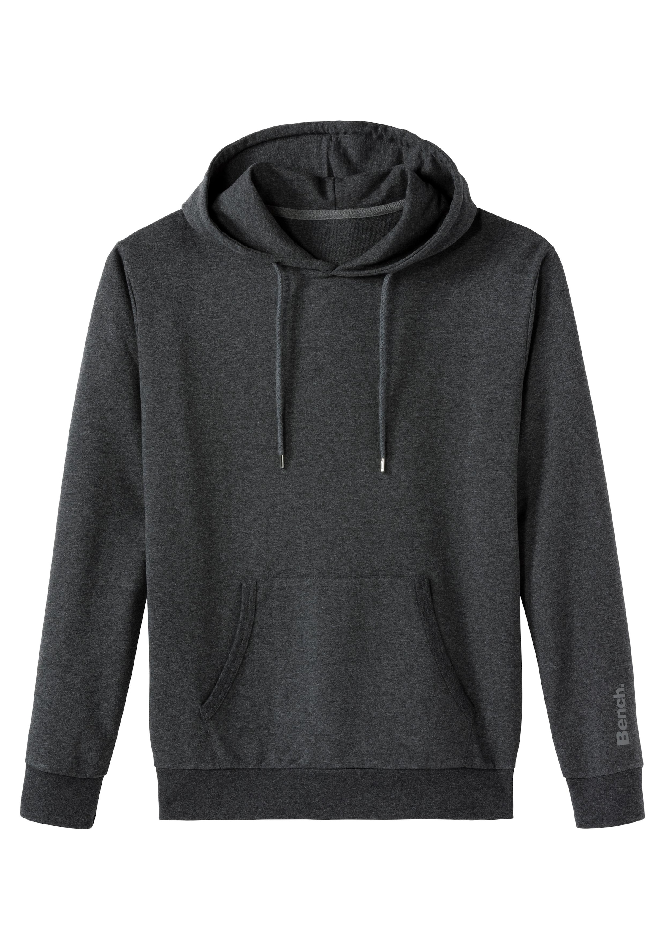 Bench. Loungewear Hoodie, Langarm, Sweatshirt mit Rundhals und Kapuze, Baumwollmischung