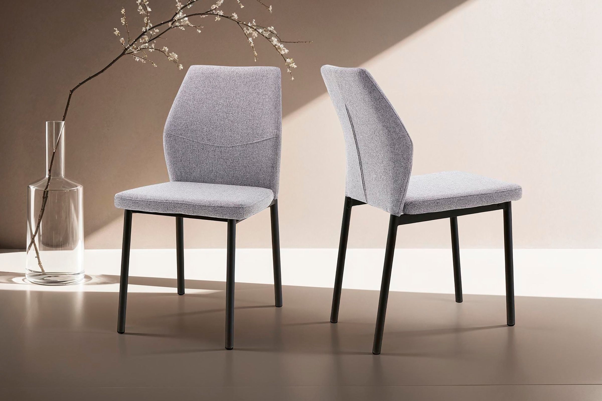 Home affaire Esszimmerstuhl »Lumos«, (Set), 4 St., Webstoff, Webstoff in vi günstig online kaufen