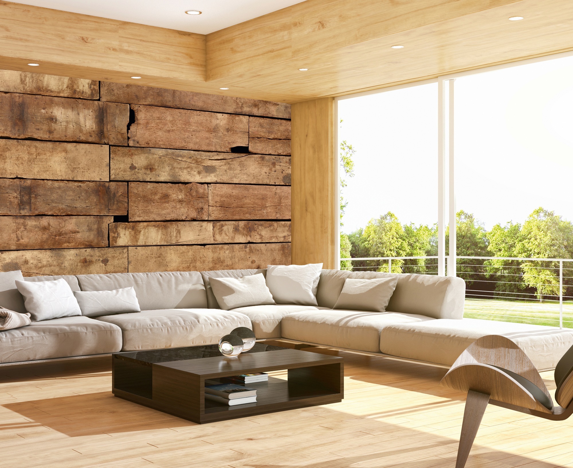 Architects Paper Fototapete »Old Oak Floor« Vlies, Wand, Schräge