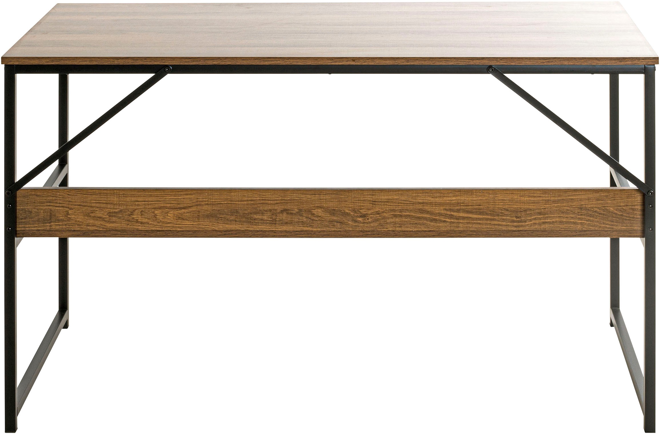 HAKU Schreibtisch »Arbeitstisch, Bürotisch« 1 Stk. tlg. rechteckig - aus Holzwerkstoff Braun B/T/H 120/60/74 cm