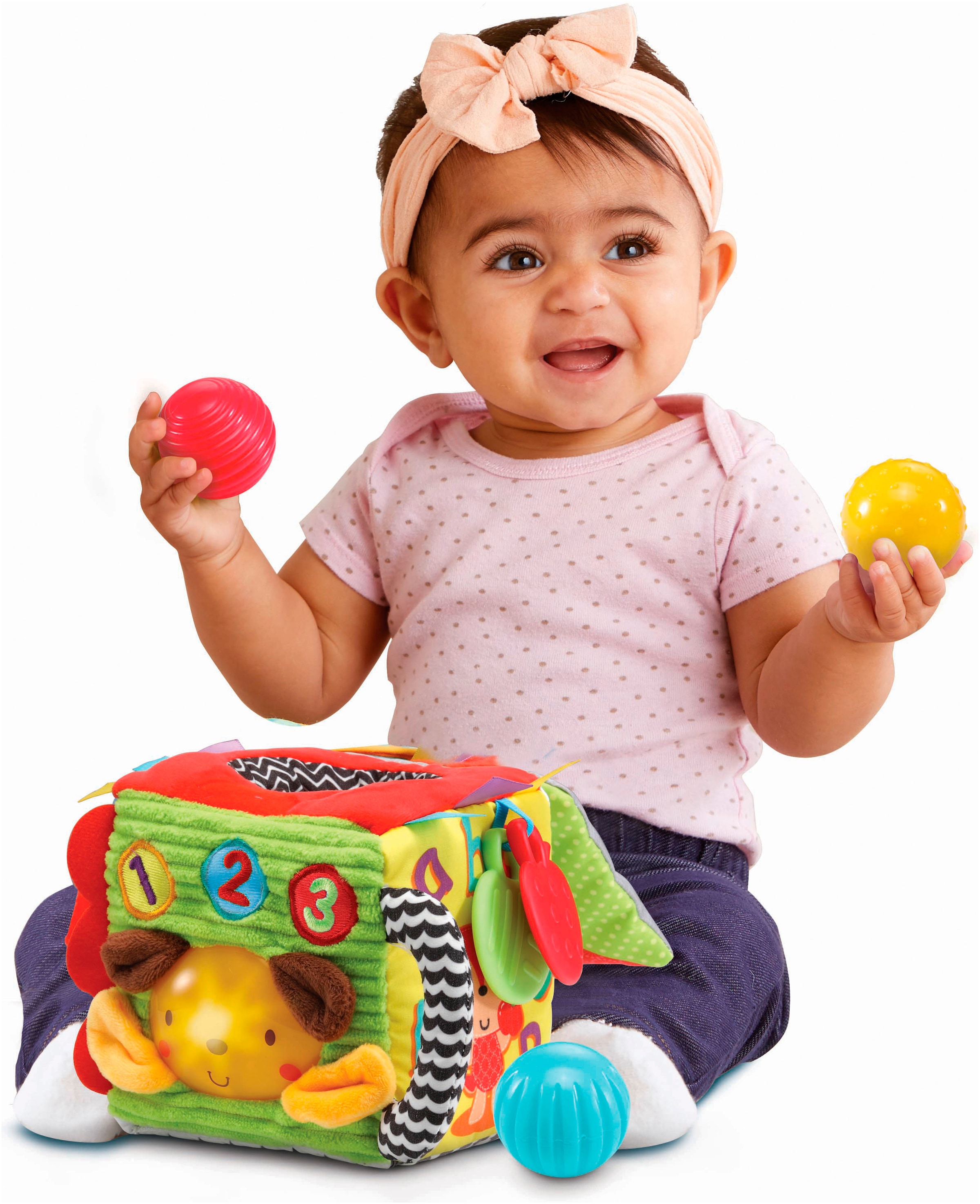 Vtech® Lernspielzeug »1-2-3 Kuschelwürfel«