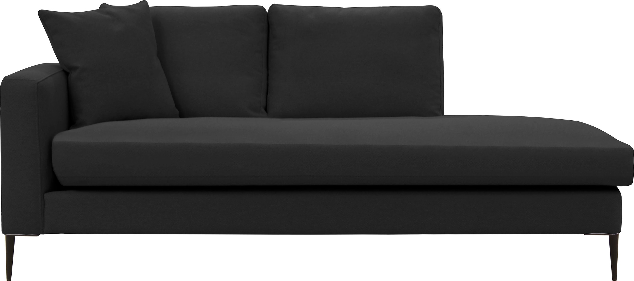 Home affaire Recamiere »Cozy Chaiselongue, Maße B/T/H: 195/97/80 cm« mit lo günstig online kaufen