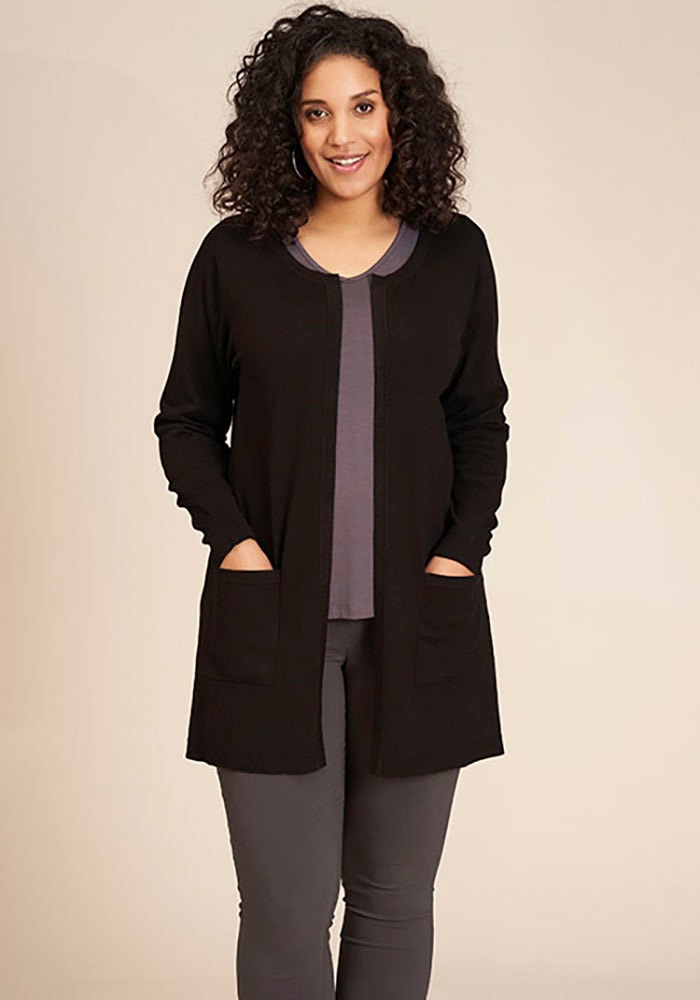 SANDGAARD Cardigan »Helsinki«, in melierter Optik