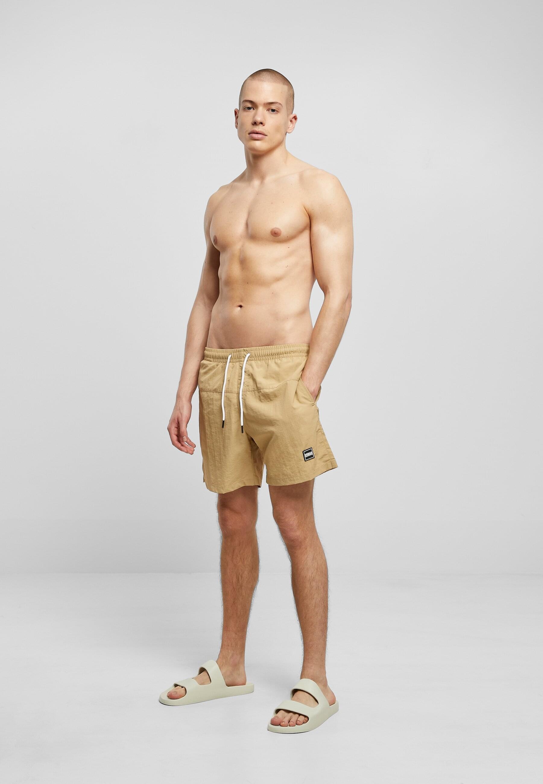 URBAN CLASSICS Badeshorts »Urban Classics Herren Block Swim Shorts«