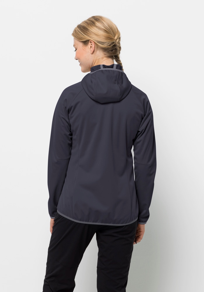 Jack Wolfskin Softshelljacke »GO HIKE SOFTSHELL W«, mit Kapuze