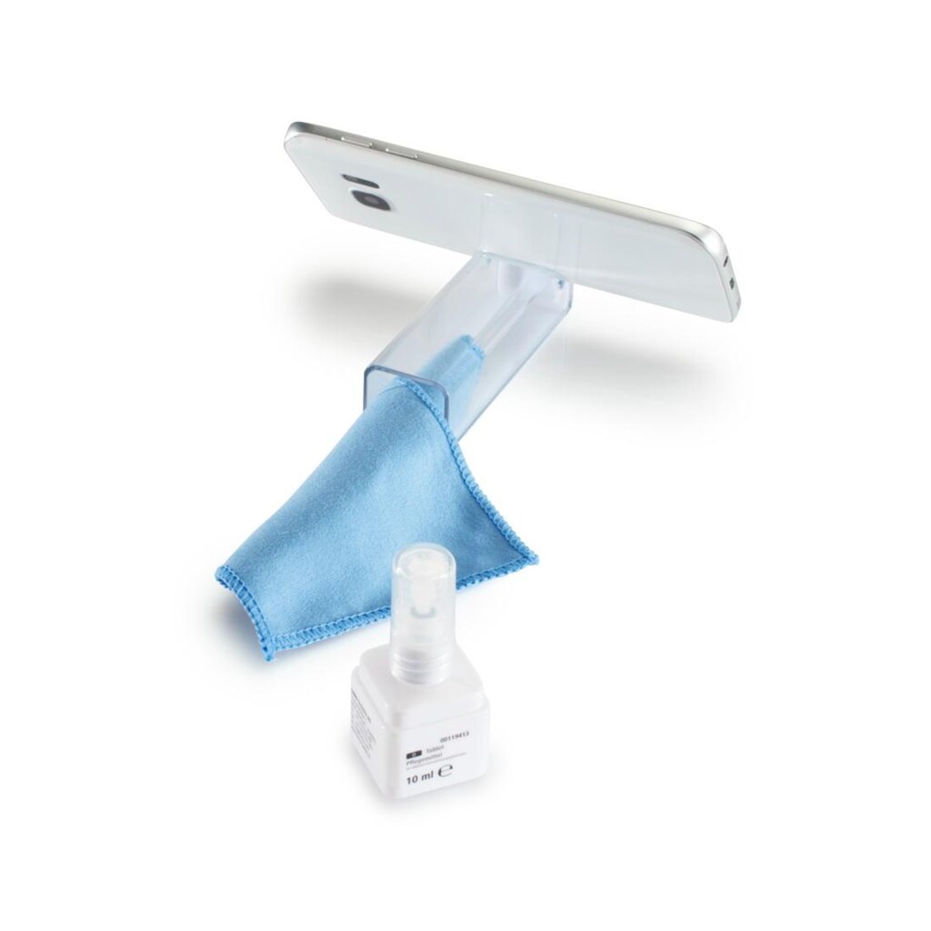 Hama Reinigungs-Set »Tablet-Reinigungsset inkl. Halter, 10 ml mit Mikrofasertuch Hygiene«, (3 St.)