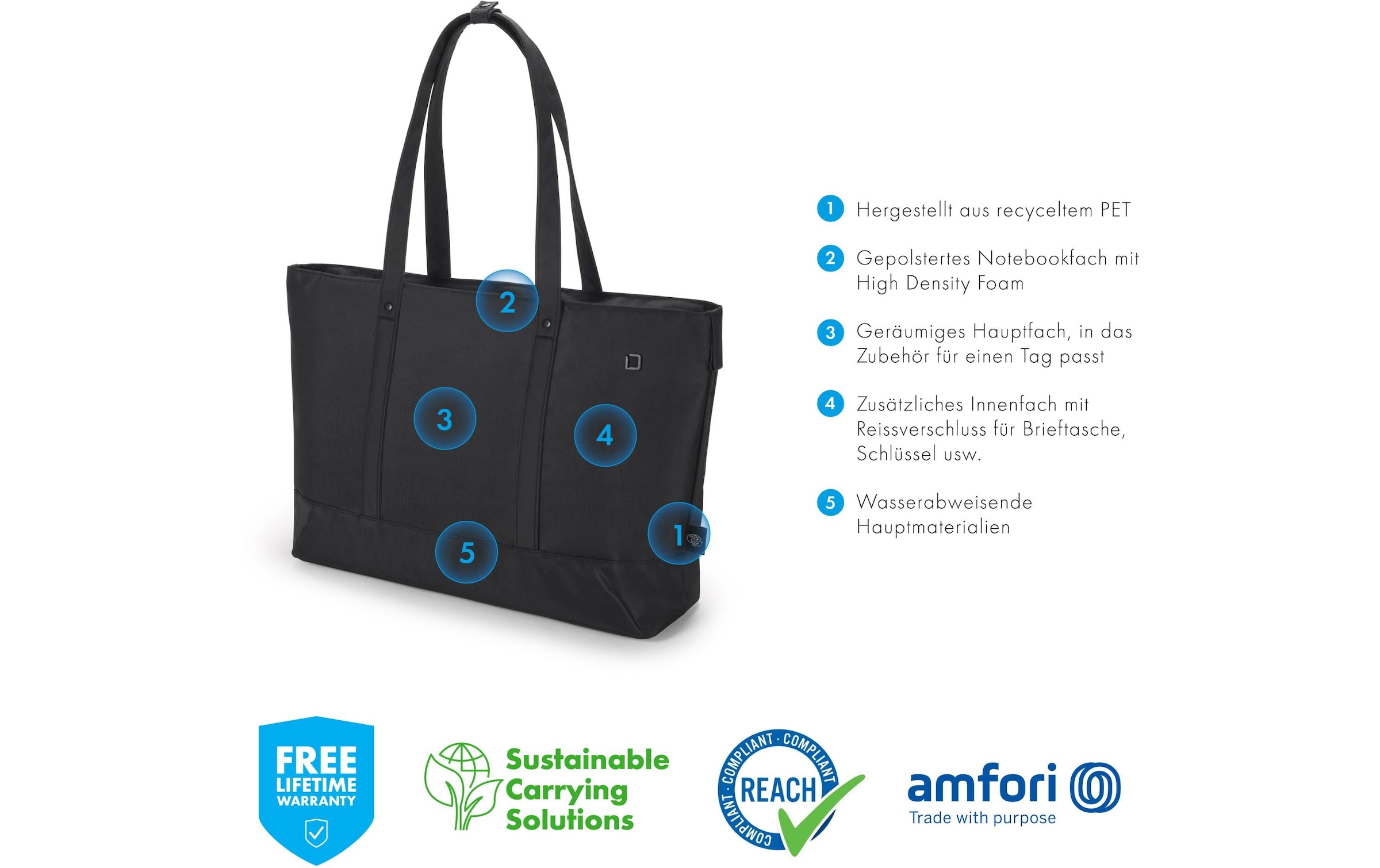 DICOTA Laptoptasche »Shopper Eco M«