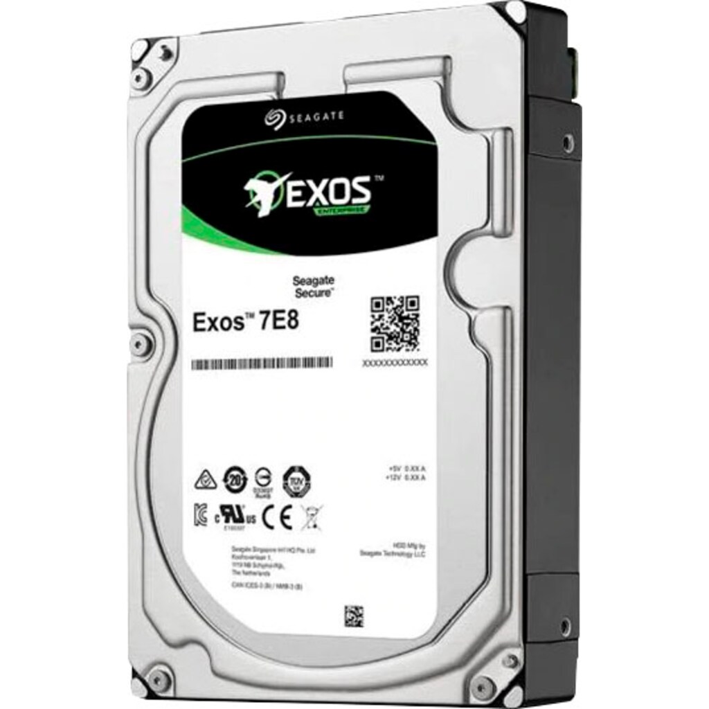 Seagate HDD-Festplatte »Exos 7E8 1TB SATA 512N«, 3,5 Zoll, Anschluss SATA