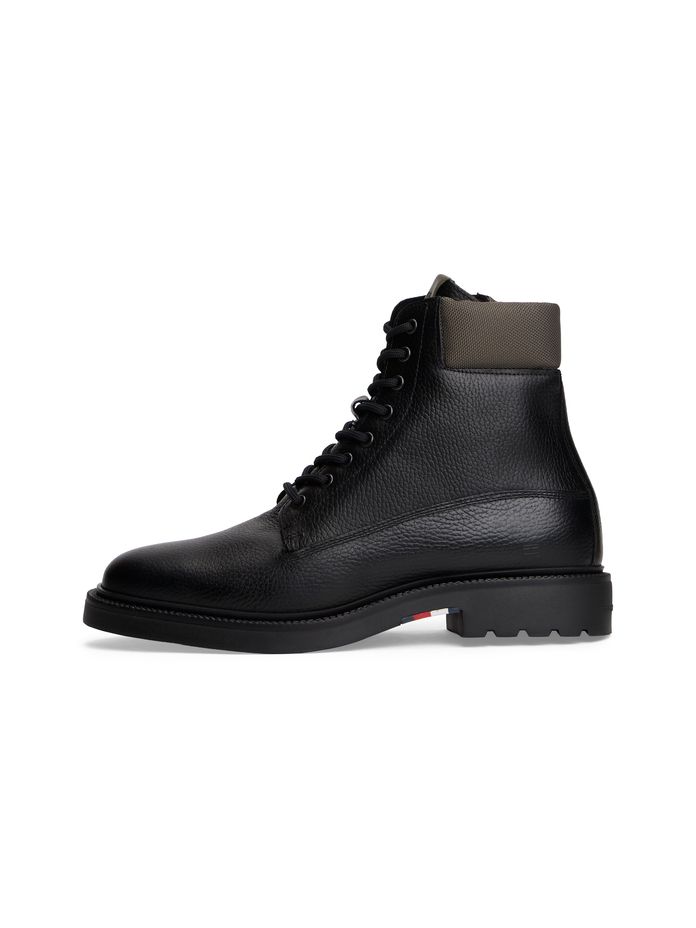 Tommy Hilfiger Schnürboots »HILFIGER COMFORT LWT WRM MX BOOT«  , Herbstboots, Schnürstiefelette mit Logo-Aufnäher an der Schuhzunge
