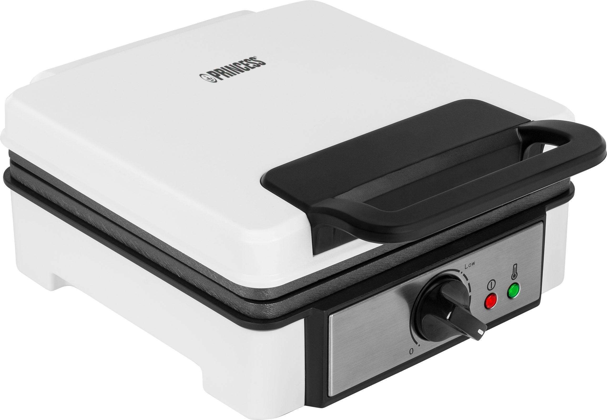 PRINCESS Waffeleisen »132397«, 1200 W, mit Antihaftbeschichtung/ 2 Belgische Waffeln gleichzeitig