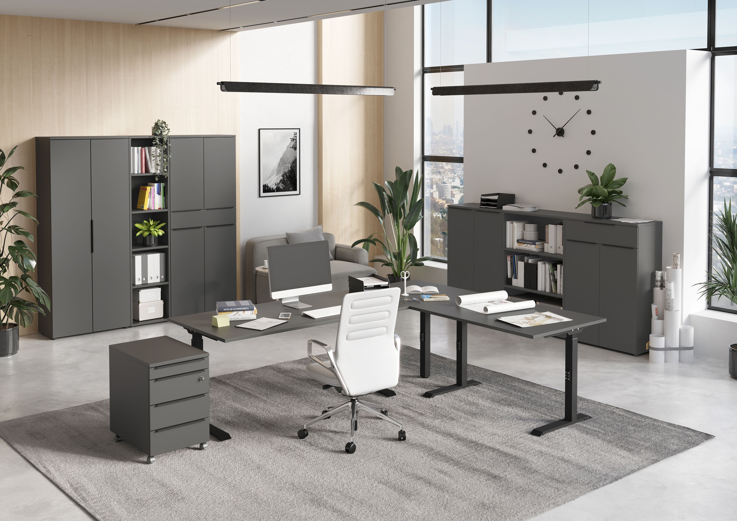 GERMANIA Aktenschrank "Mailand" optional mit Schublade, Türdämpfer, Breite günstig online kaufen