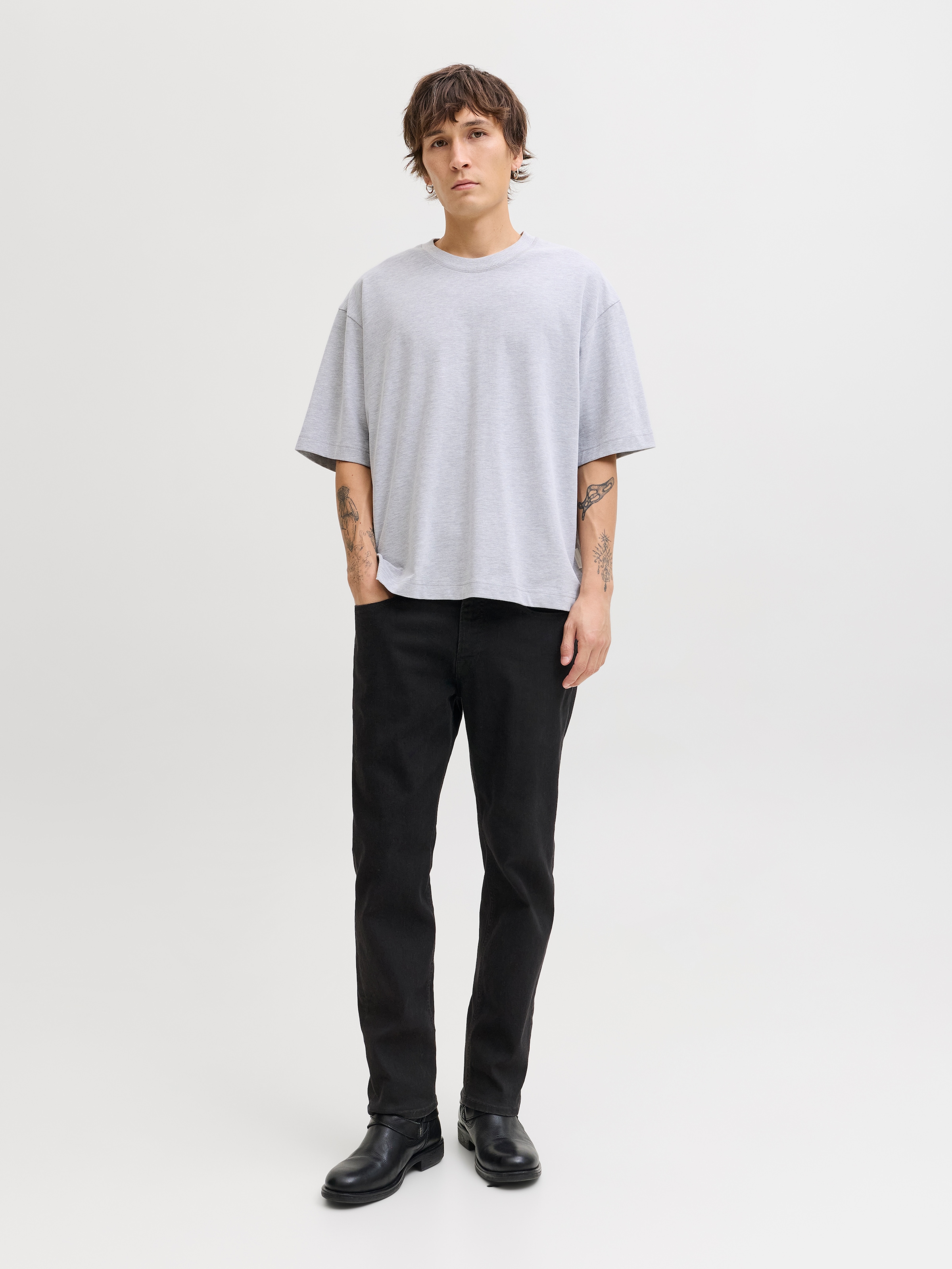 Jack & Jones Regular-fit-Jeans »JJICLARK JJORIGINAL SQ 356 NOOS« Baumwollmischung, regular fit