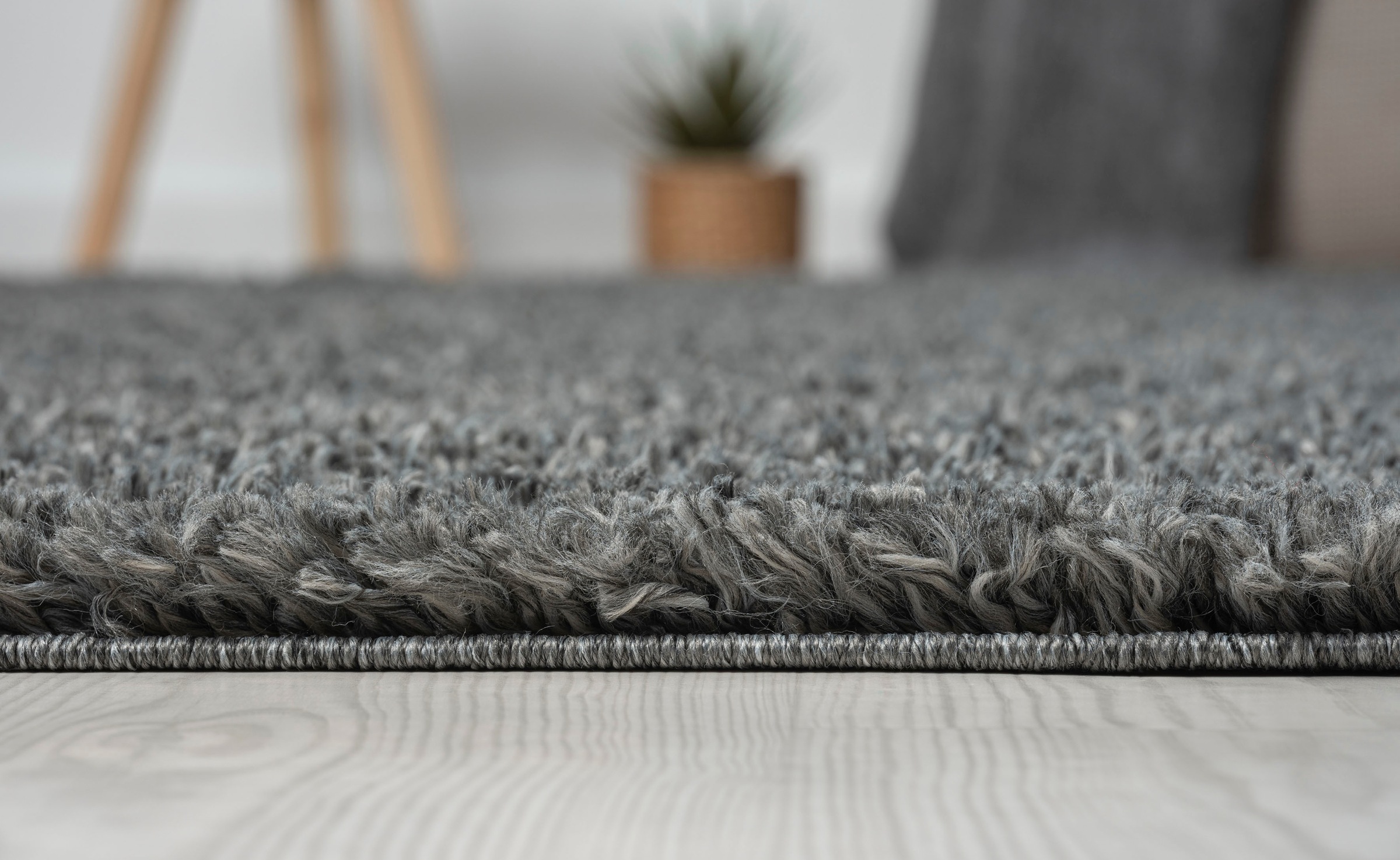 6. Bild von Myflair Möbel & Accessoires Hochflor-Teppich »My Shaggy«, rechteckig, Shaggy, Uni-Farben, leicht glänzend, Microfaser, extra flauschig