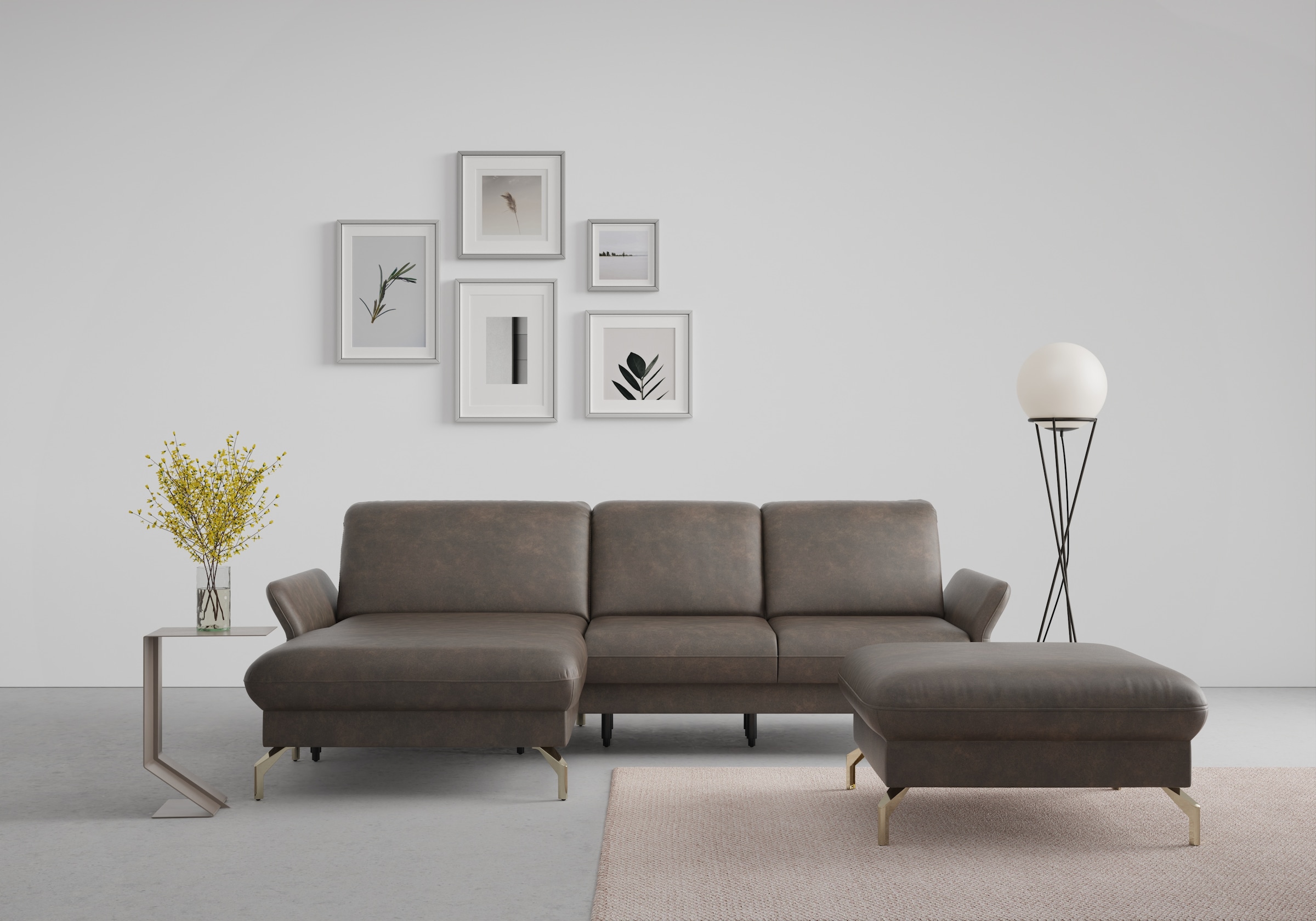 sit&more Ecksofa »Fashion L-Form« wahlweise mit Kopfteilverstellung, Vorzie günstig online kaufen