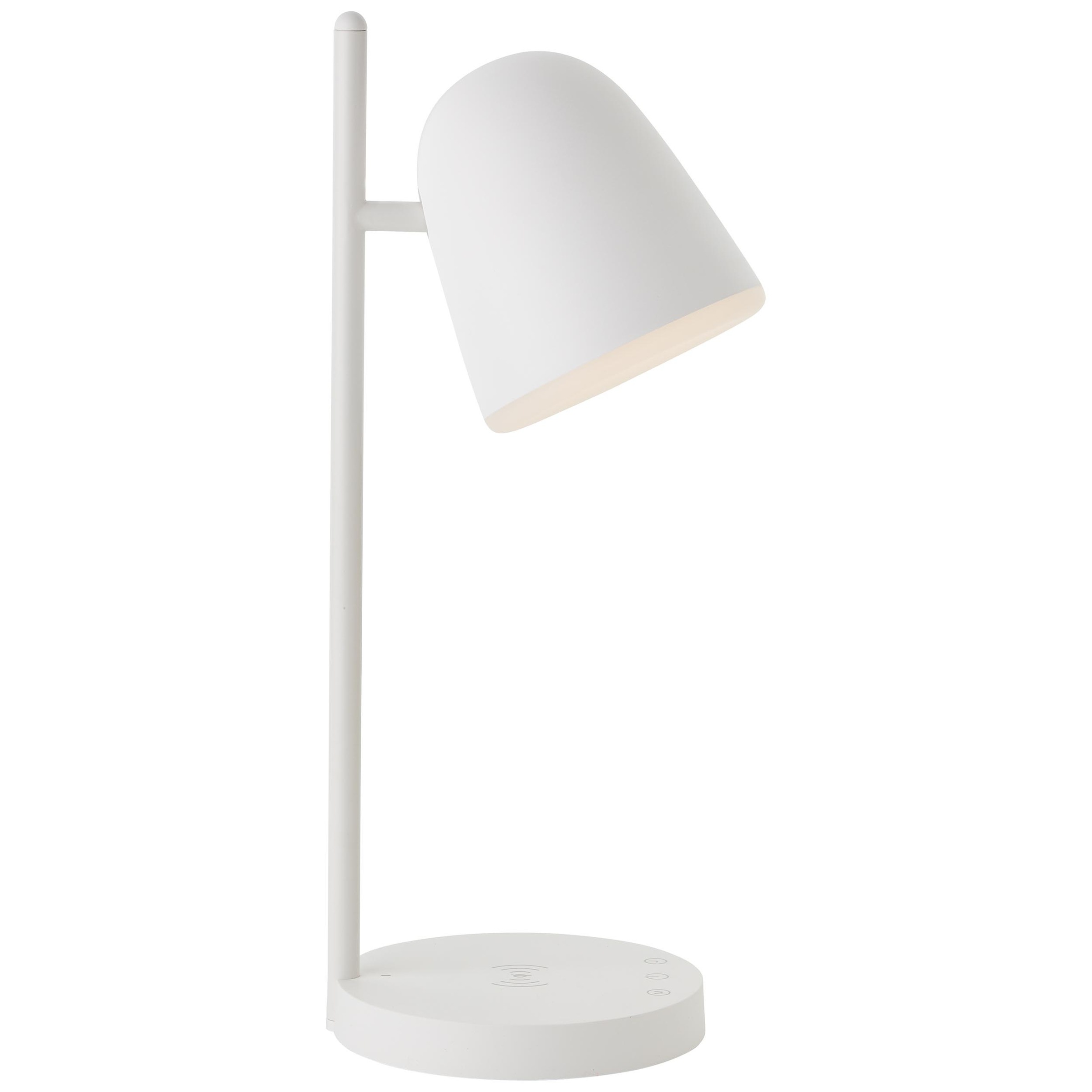 Brilliant Tischleuchte »Nede«, 1 flammig, Leuchtmittel LED-Modul | LED fest integriert, LED mit Induktionsladeschale weiß