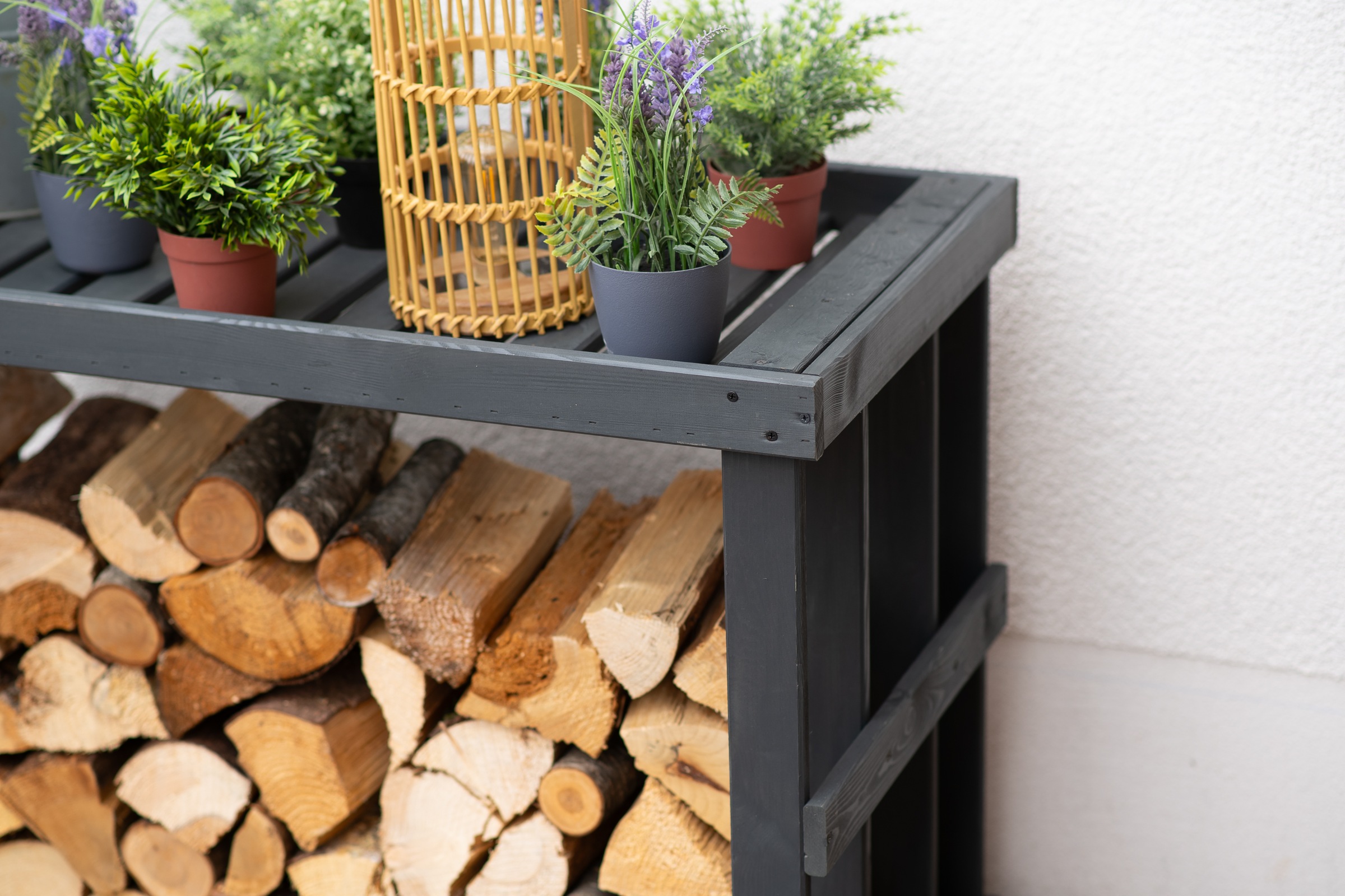 WESTMANN Kaminholzregal »Stephan«, anthrazit, BxTxH: 108x52x74cm