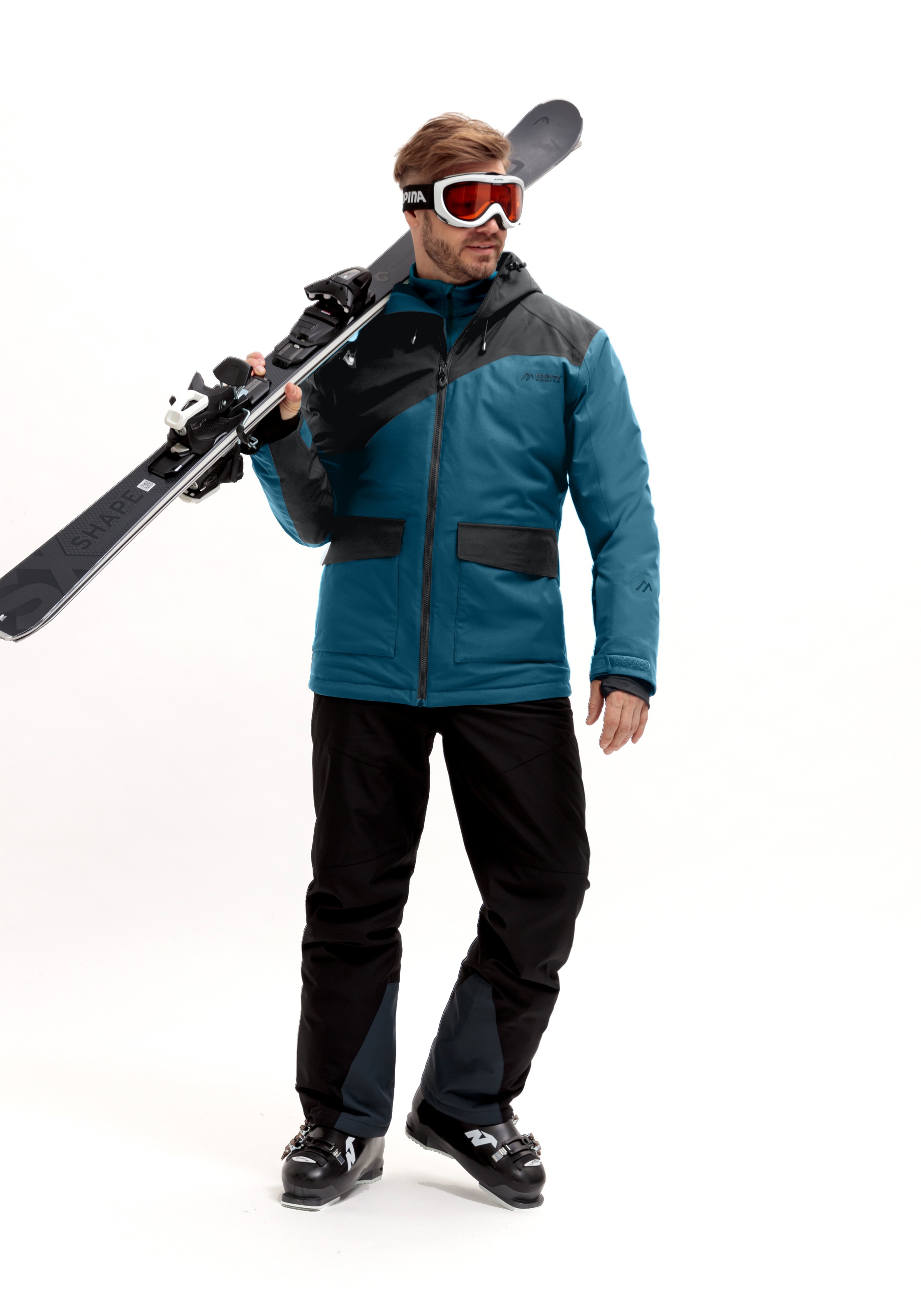 Maier Sports Skijacke »Ovindoli M« Herren Winterjacke wattiert u. wasserdicht